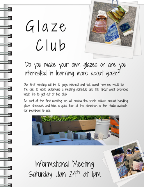 Informational Meeting for Glaze Club