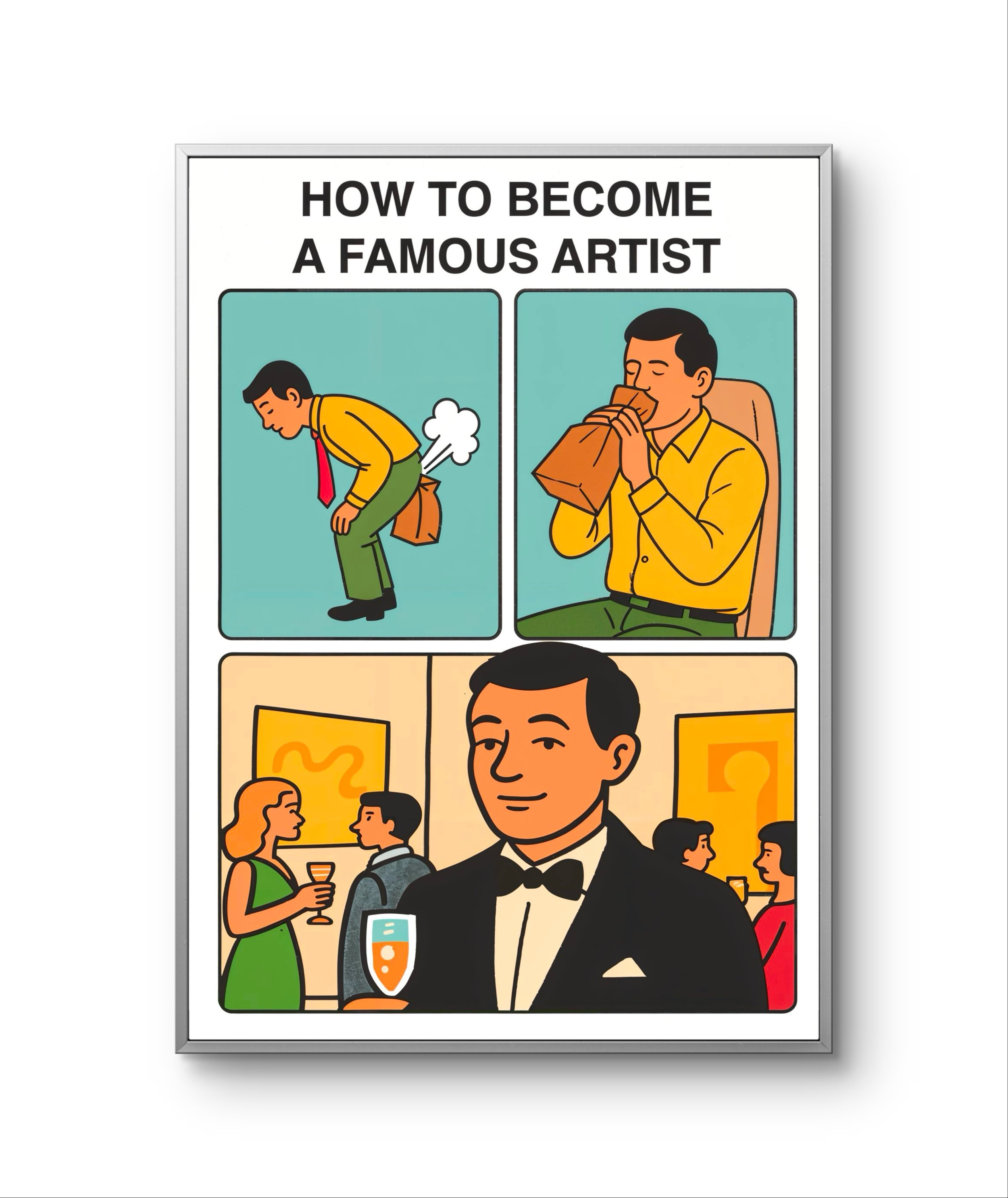 "Don't forget to be humble" print