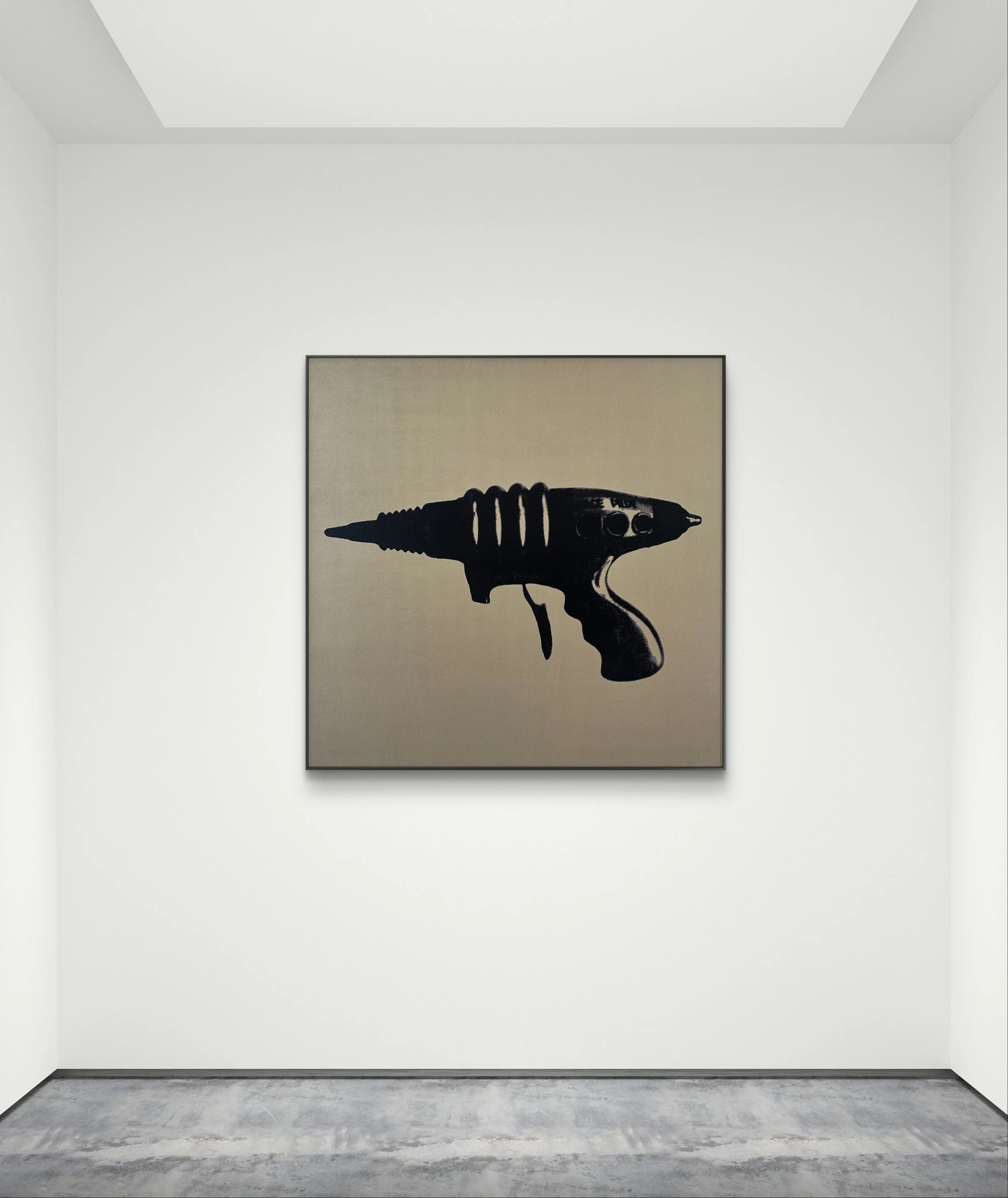 Modern weapons,Ancient deceptions (Black on gold)