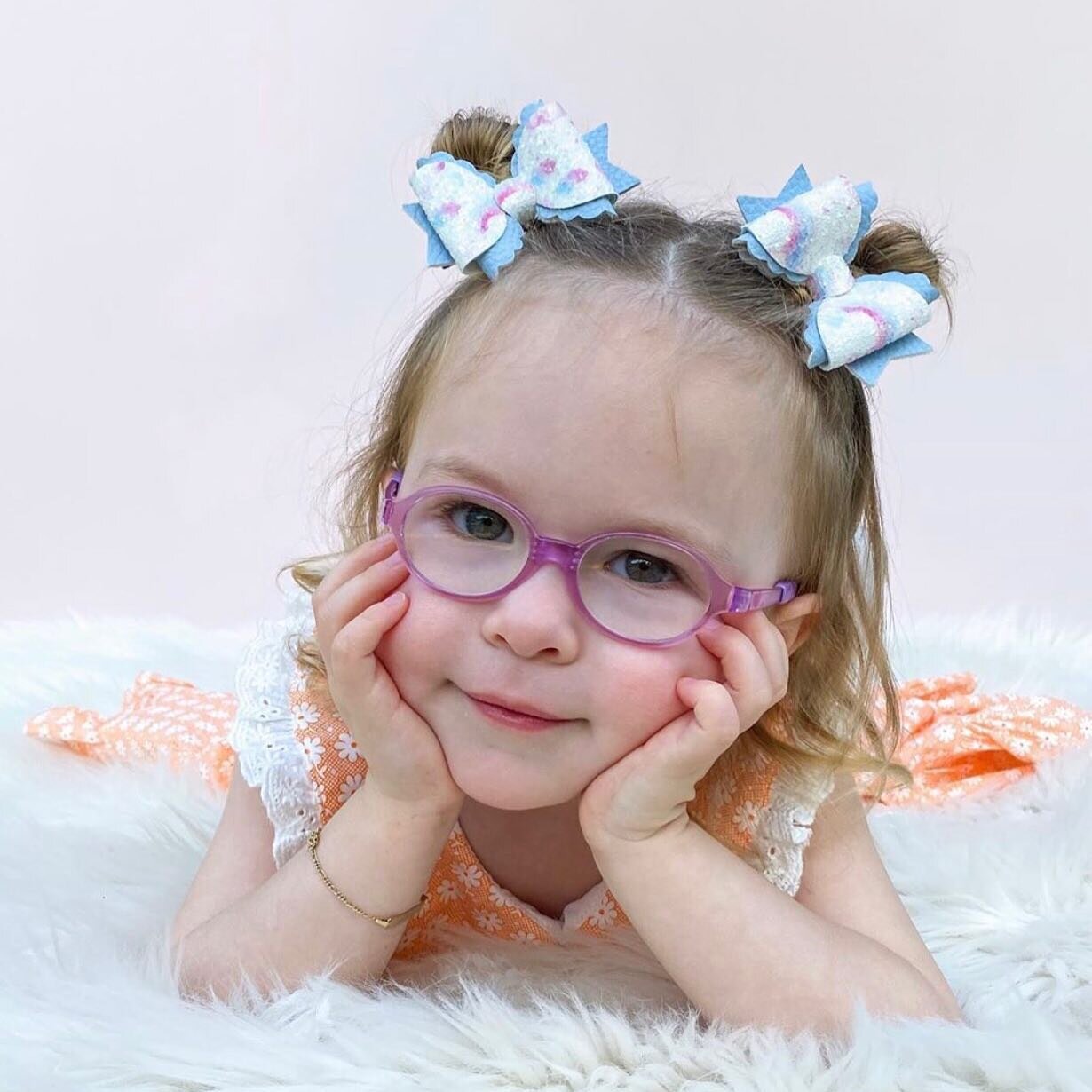 Friday Feels in cute glasses!! How gorgeous does Hazel look in our TKAC28 model 🤓 Purple frames with love hearts, what a perfect pair 😍 
-
Kids glasses can&rsquo;t just be any ordinary pair of glasses from just anywhere! They need to be suitable AN