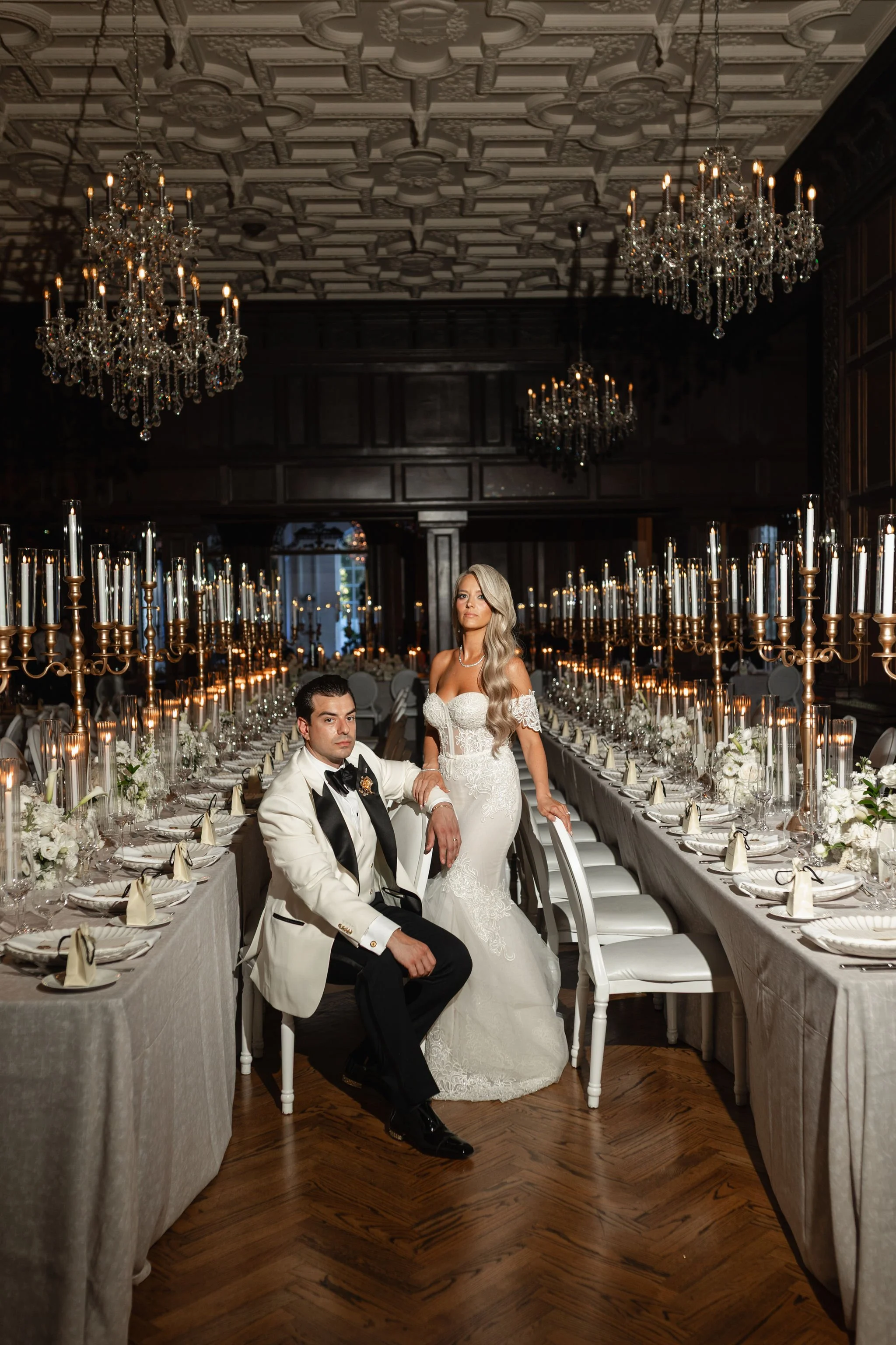 Canadian Bride Guide Leah and Alexander at Casa Loma