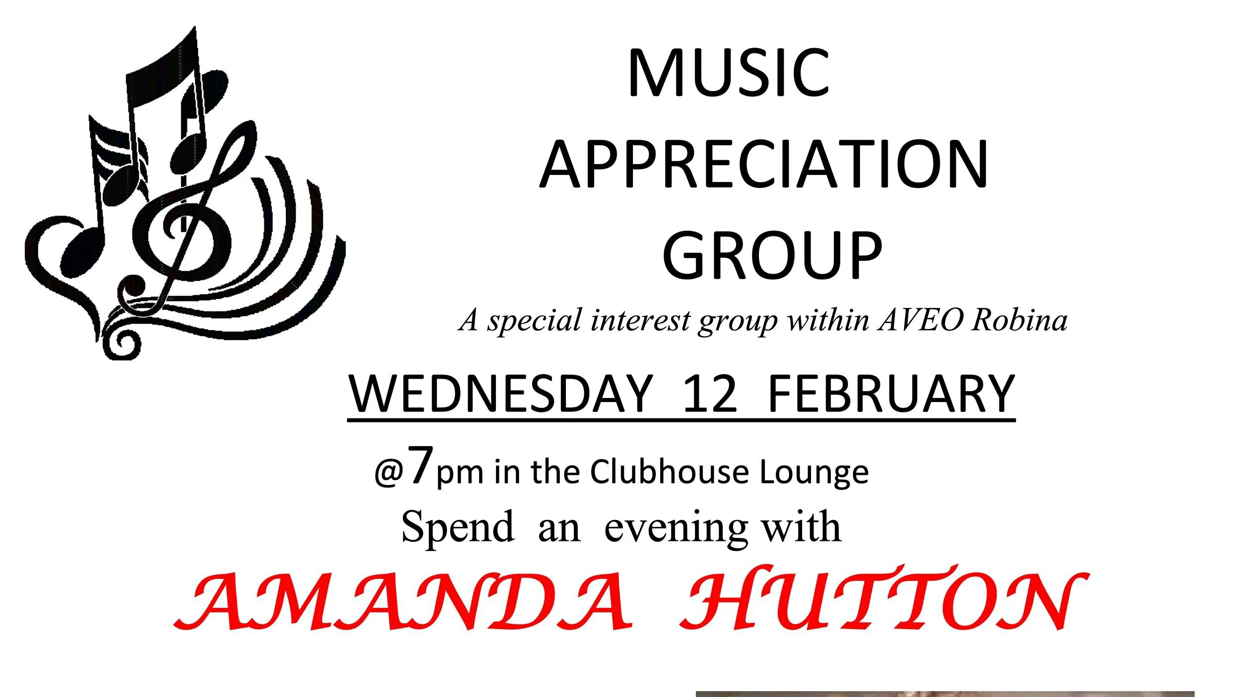 An Evening with Amanda Hutton