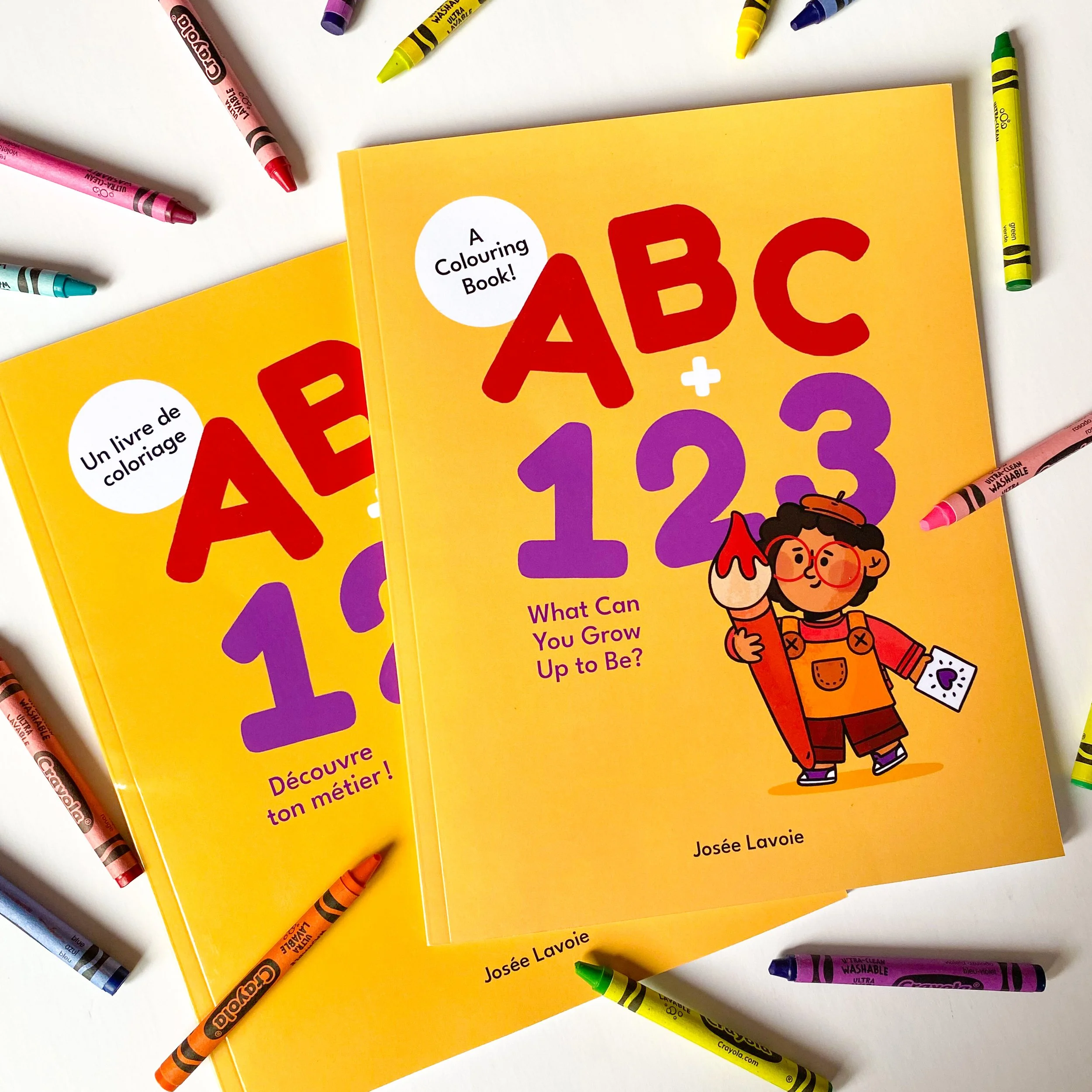 ABC + 123 Découvre ton métier: Livre à colorier