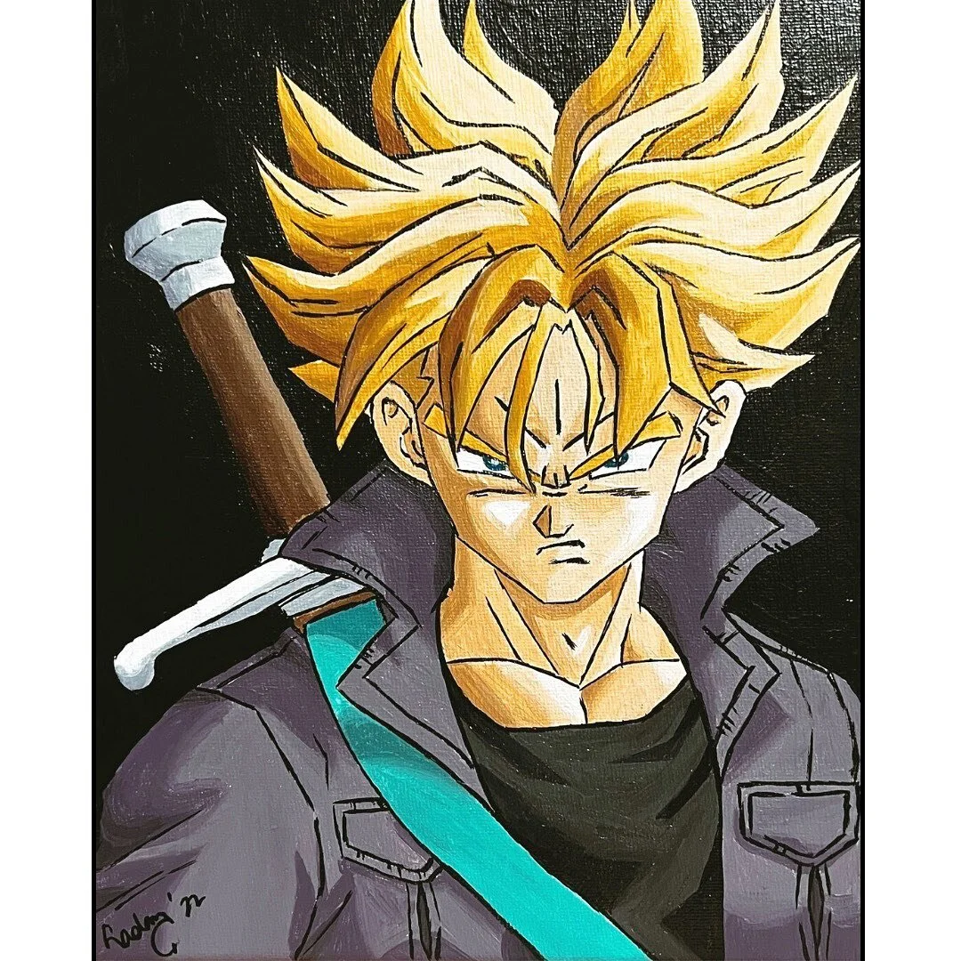 Super Saiyan Trunks from Dragon Ball Z (8x10&rdquo;) Acrylic on Canvas
.
.
.

#yyc #yycart #yycartist #acrylic #acrylicpainting #paintings #traditionalart #colors #art #artistlife #anime #manga #trunks #dragonball #dragonballz #dragonballlegends #sup