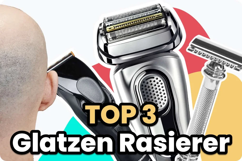 Glatzen Rasierer Test 2023 – Top 3 Rasierer für die Glatze