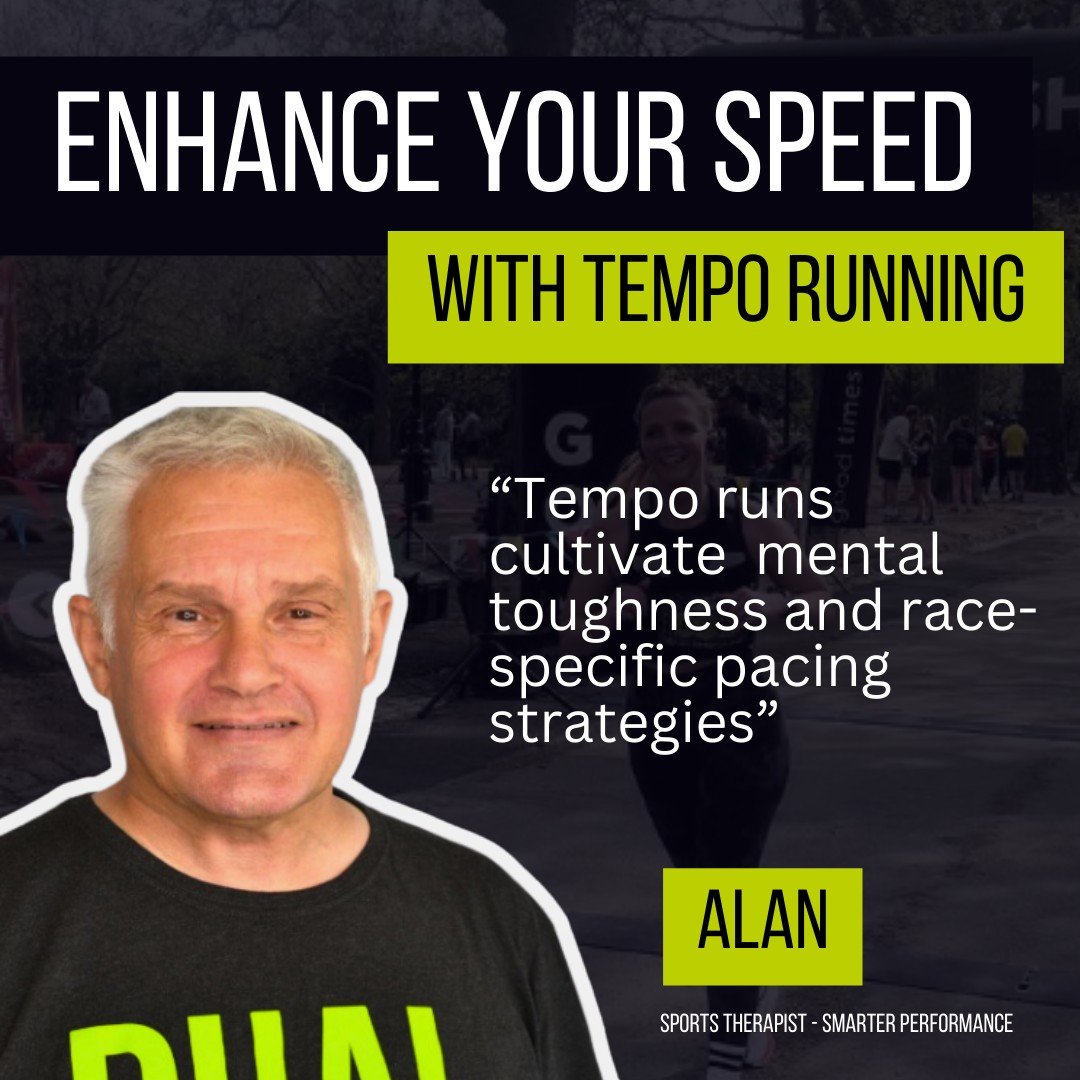 Get expert advice from Smarter Performance - Sports Therapist, @alandean_spbaseball 💚

Read Alan's latest article to find out how you can use tempo running sessions, to enhance your running speed and endurance ahead of your next race. ⚡

👉 Link in 