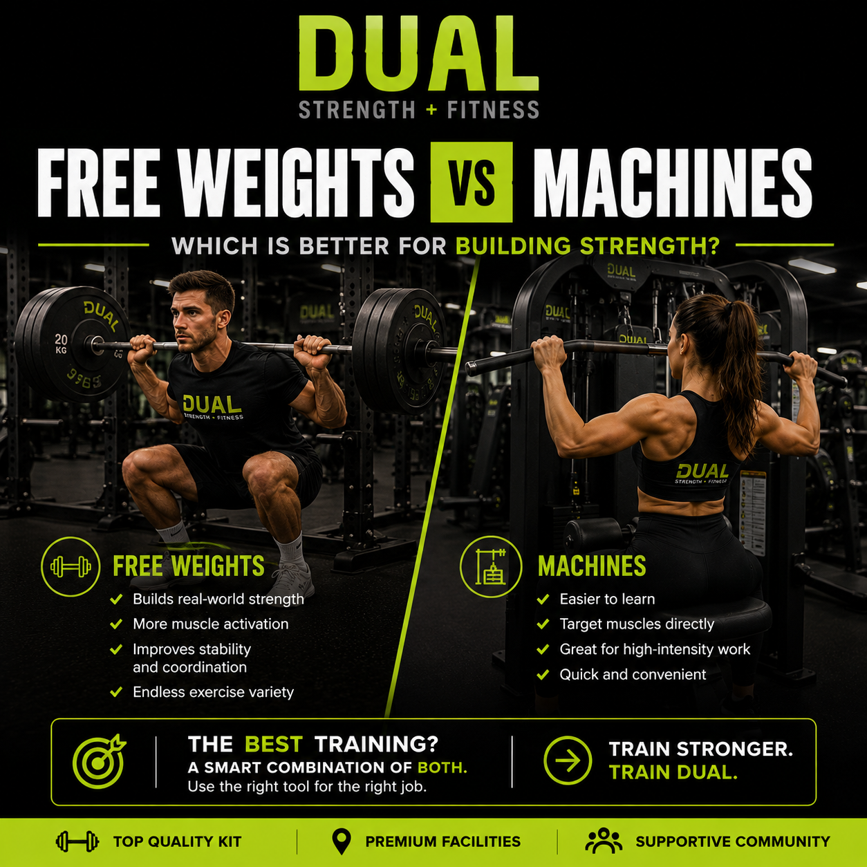 Free Weights vs Machines: Which Is Better for Building Strength?