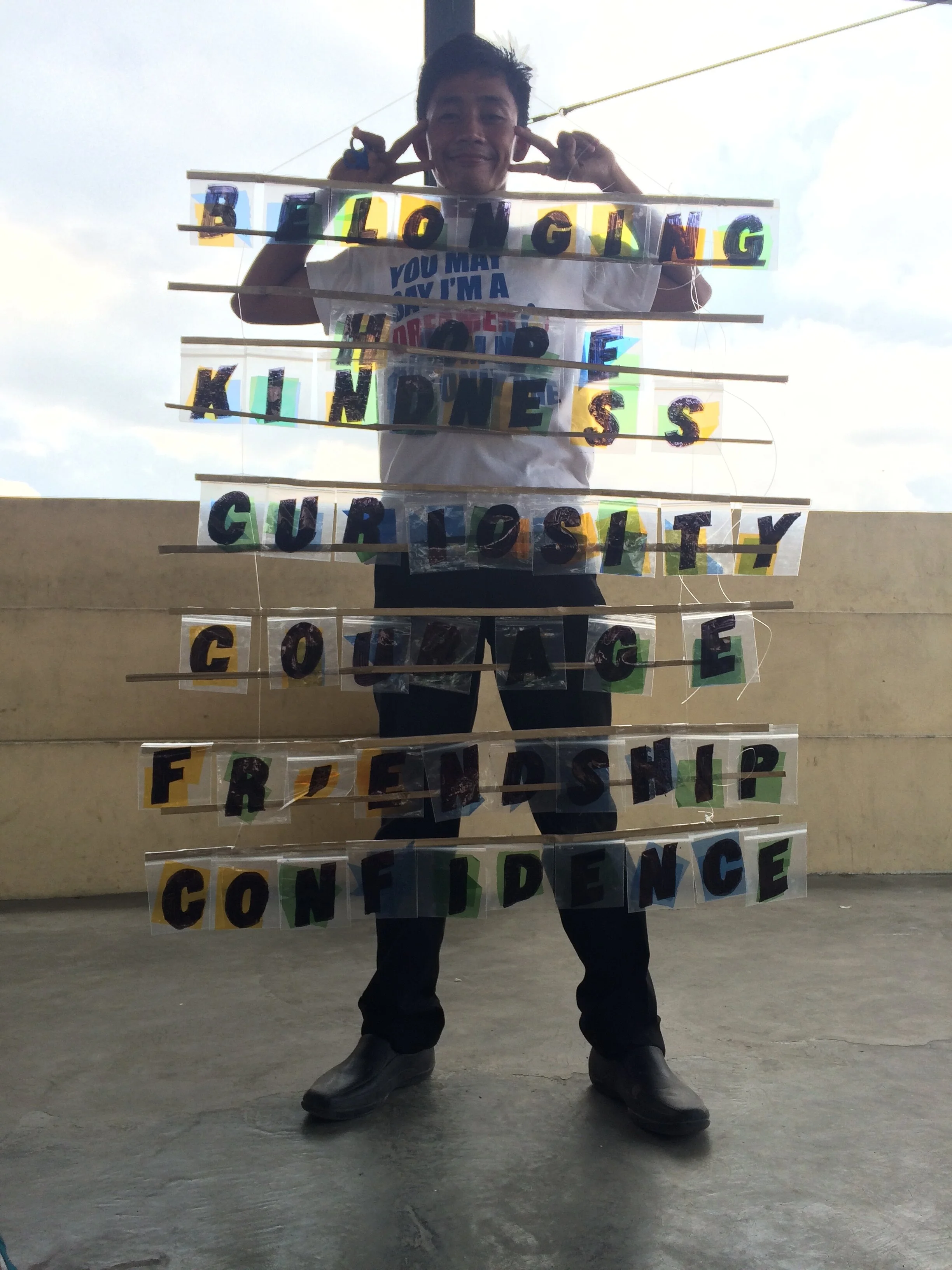  When installation art becomes performance art.  