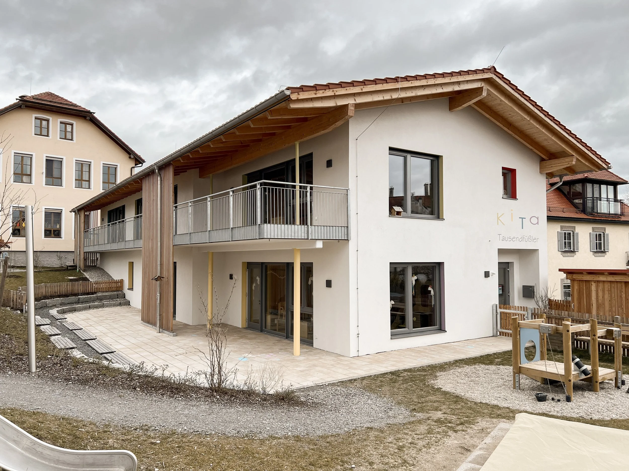 Kinderkrippe Tengling, Gemeinde Taching a. See – Massivbau KfW 55