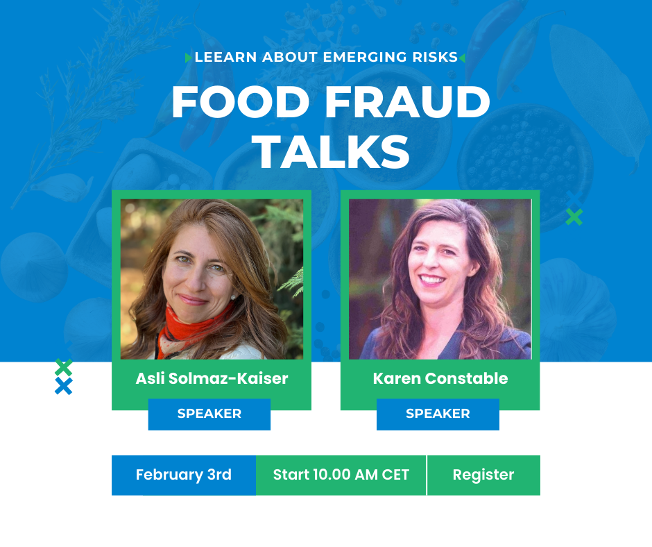 Free Webinar: Food Fraud Talks Episode #1 - Emerging Threads and Future Risks