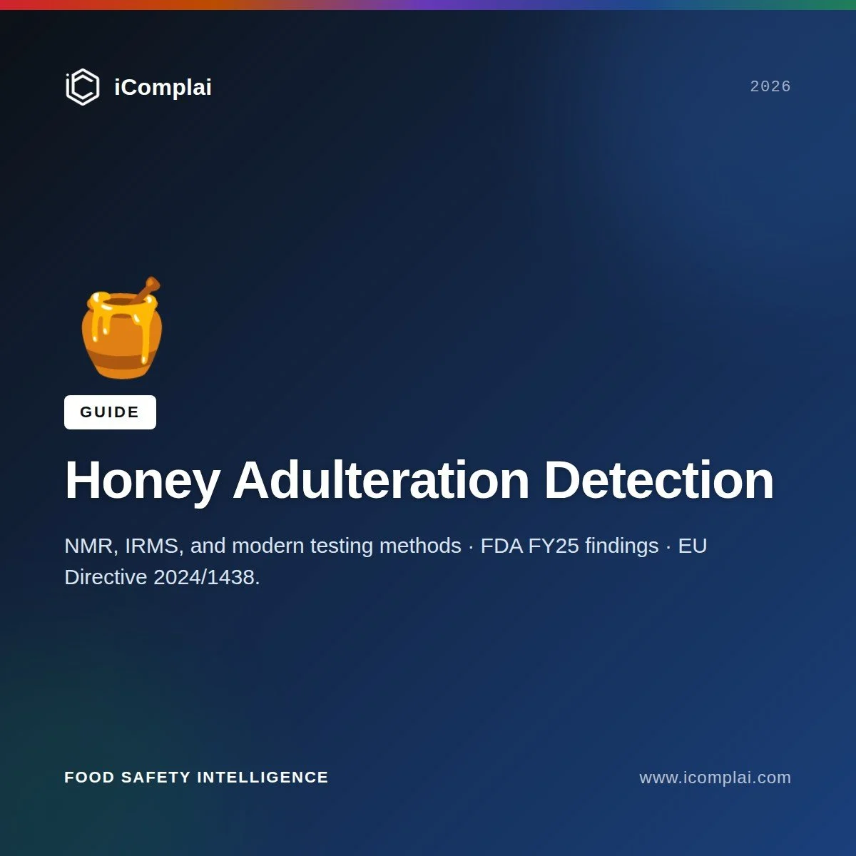 Honey Adulteration Detection: Testing Methods Guide 2026 