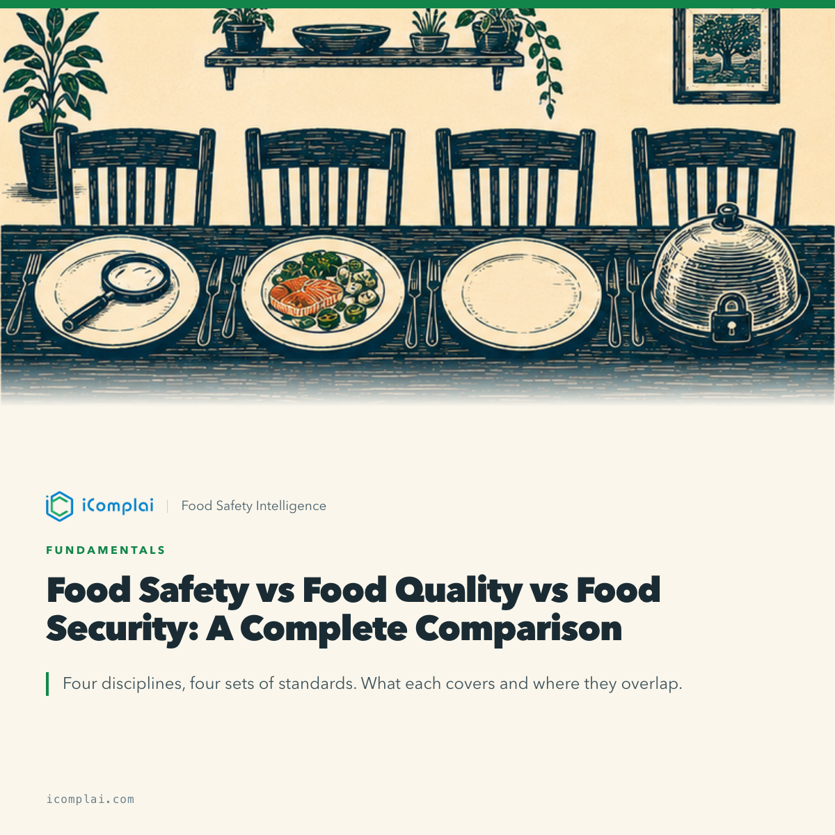 Food Safety vs Food Quality vs Food Security: A Complete Comparison