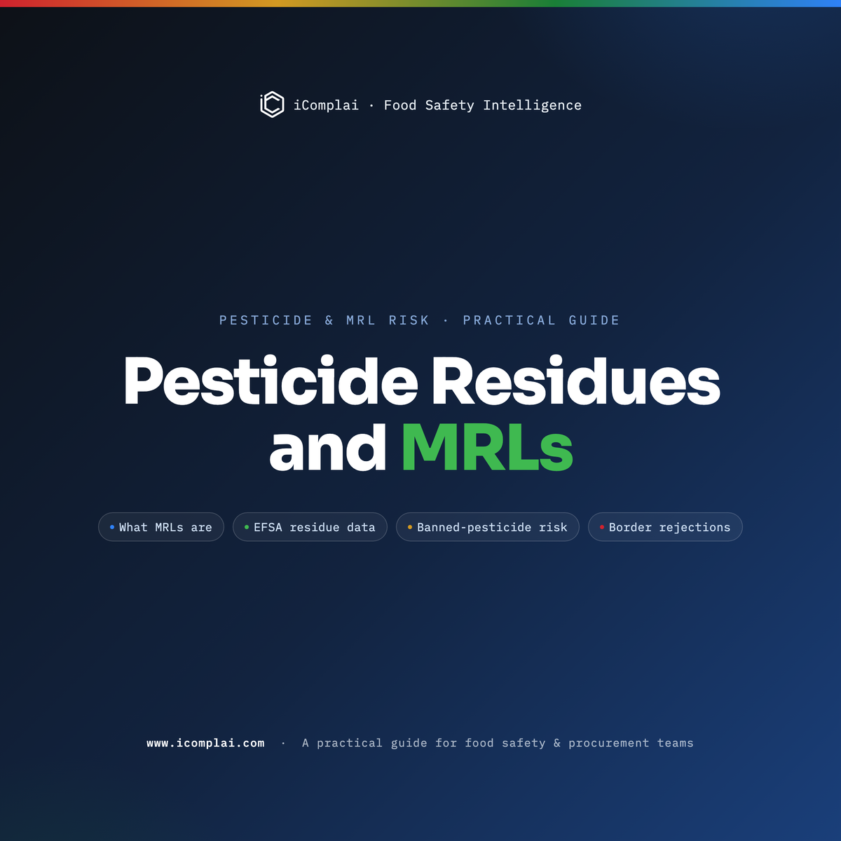Pesticide Residues and MRLs: A Practical Guide for Food Businesses