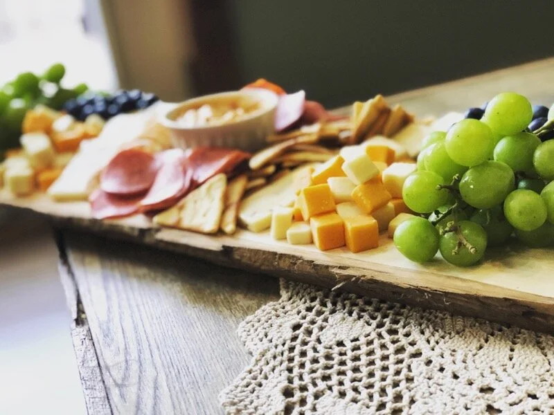Live Edge Wood Slab Serving Tray Charcuterie Board Rustic Wood Supply
