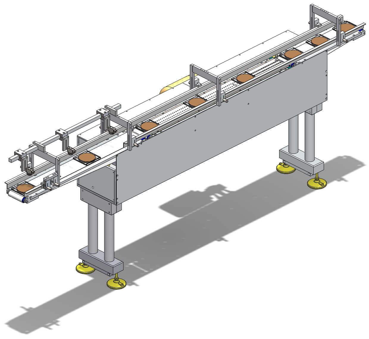 The industrial automation systems engineering robotic packaging infeed module