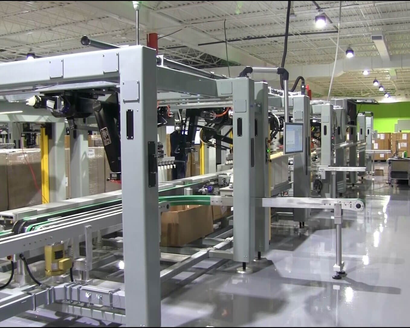 IASE shop floor showing a duel in feed cell in New Jersey