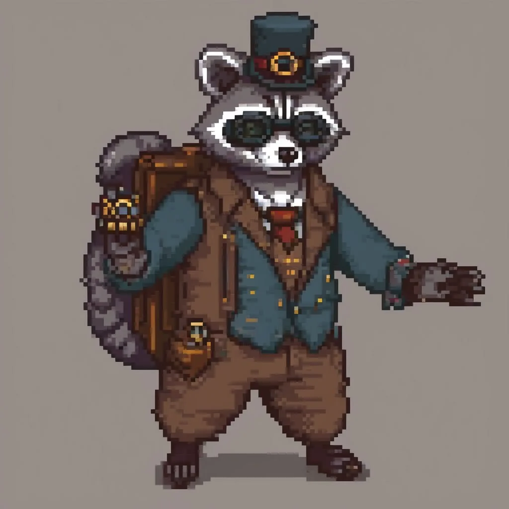 Flamiwots: The Steampunk Raccoon Pioneer Part 1