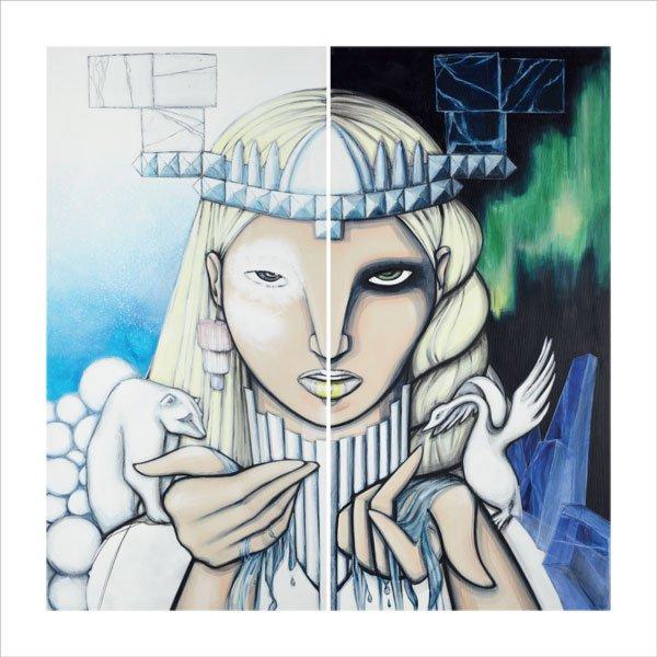 Ice Empress print. Close up.