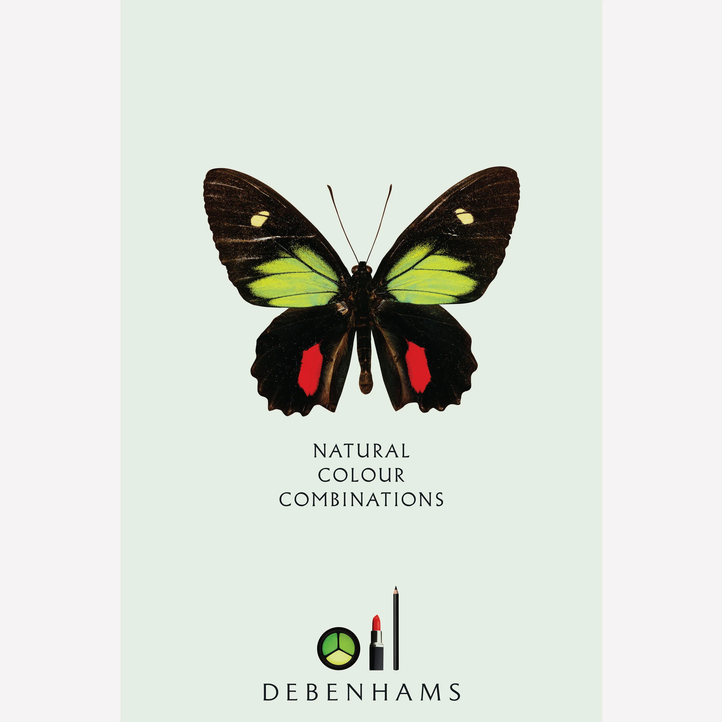  DEBENHAMS NATURAL COLOUR COMBINATIONS  Advertising press campaign.  Made with JWT. 