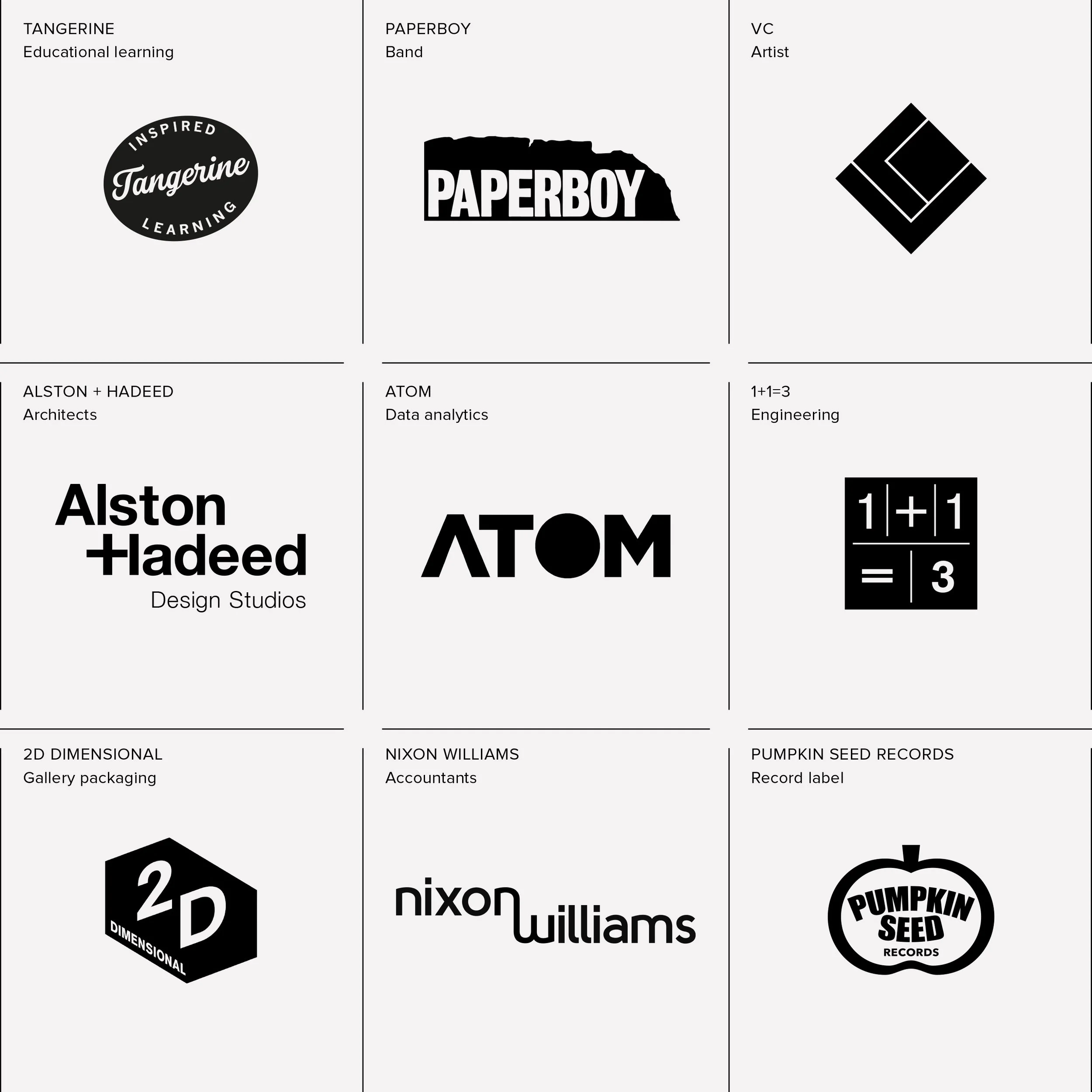  LOGO DESIGN  Various logo designs. 