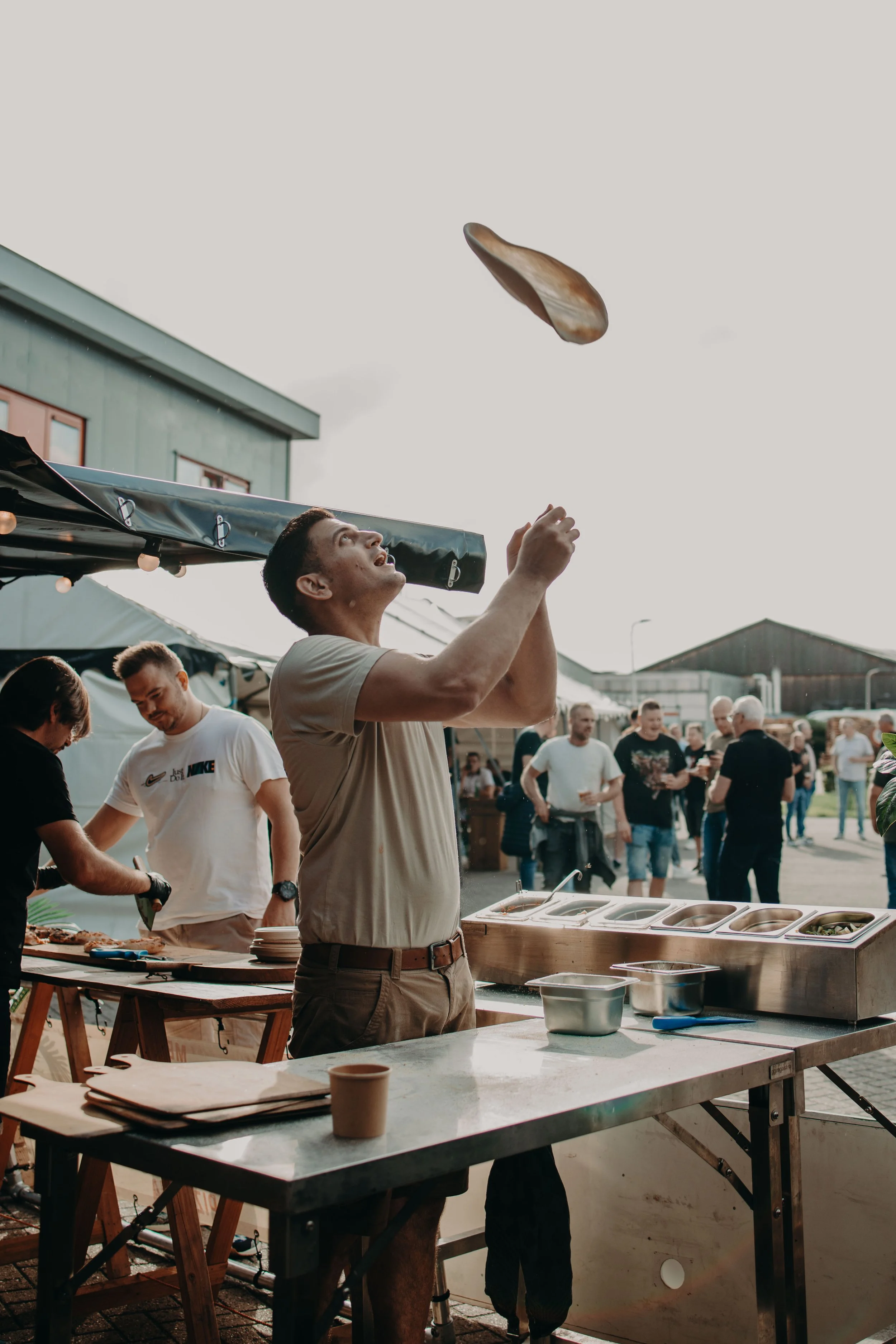 Napolitaanse pizza catering voor bruiloften