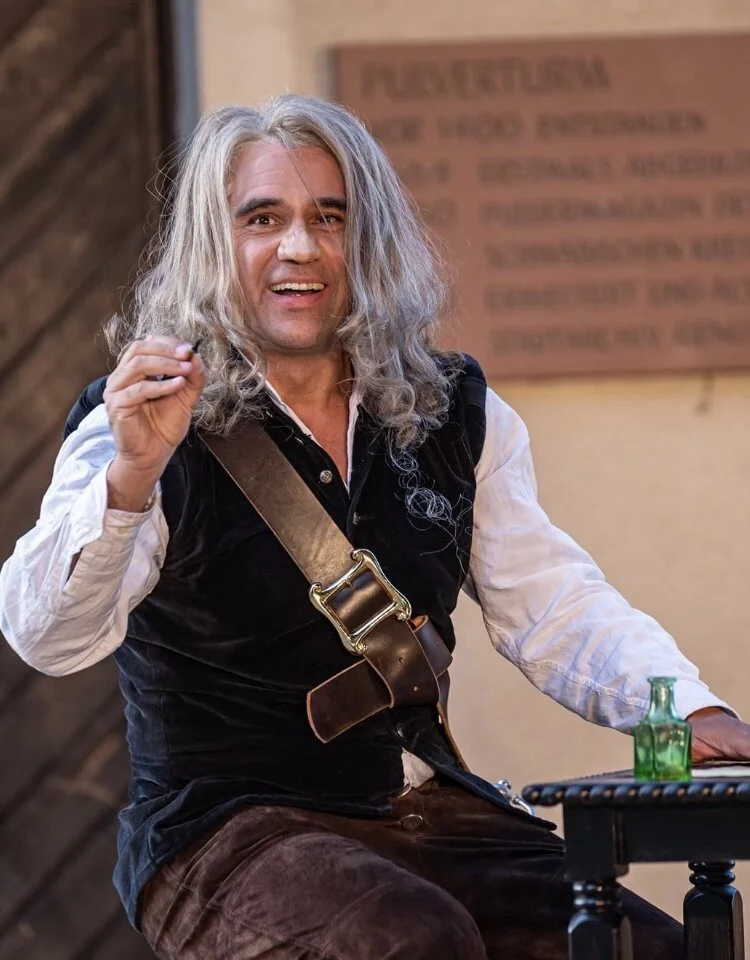 Mathias in der Titelrolle des “Cyrano de Bergerac” von Edmond Rostand