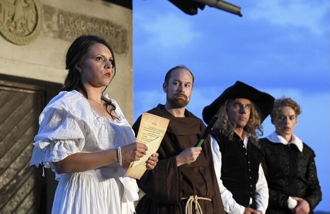 Mathias in der Titelrolle des “Cyrano de Bergerac” von Edmond Rostand