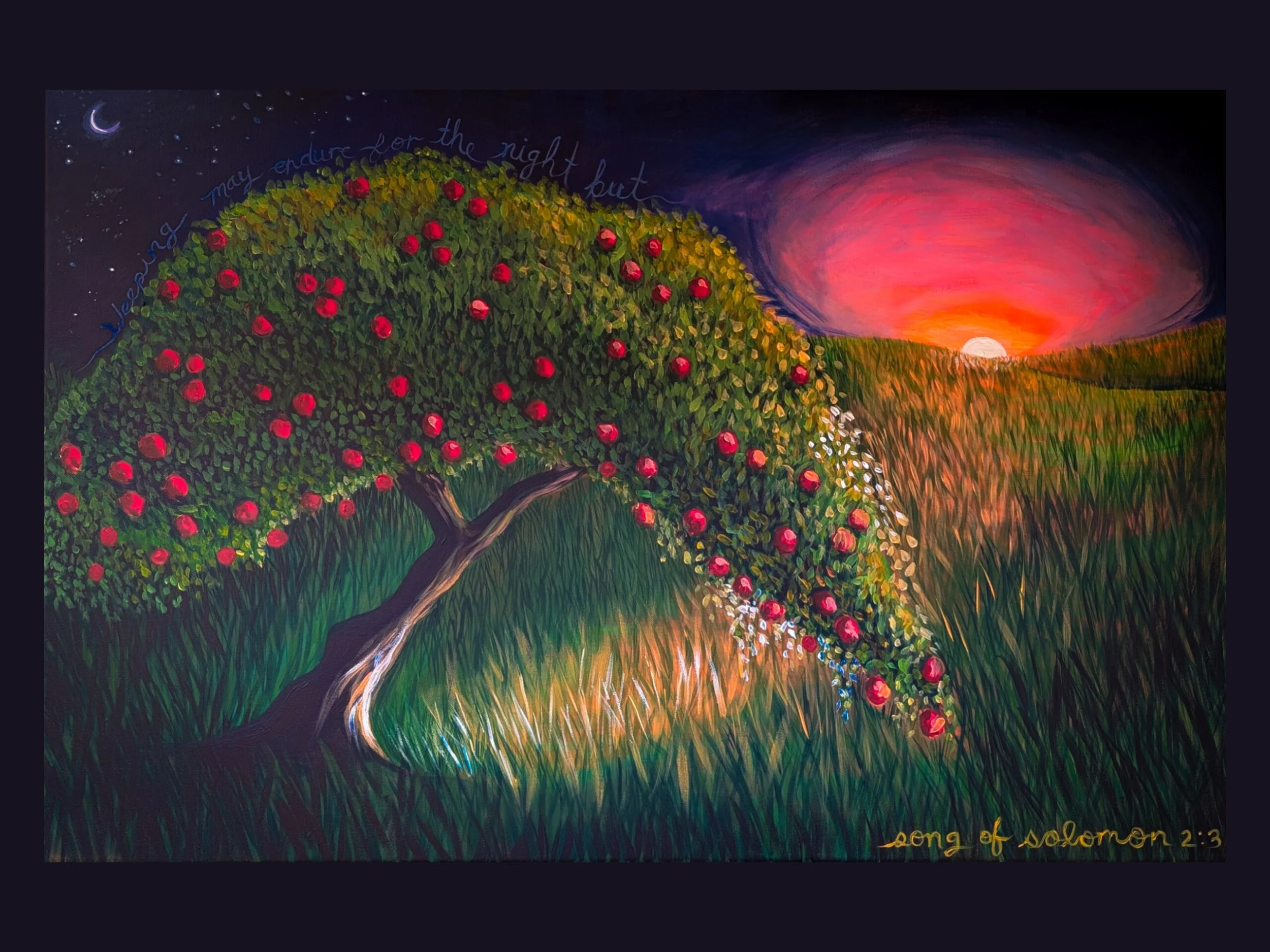 Under the Apple Tree - art print