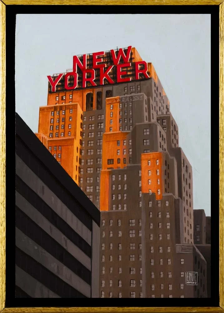  THE NEW YORKER  
9"x13"
Acrylic on Panel
2025