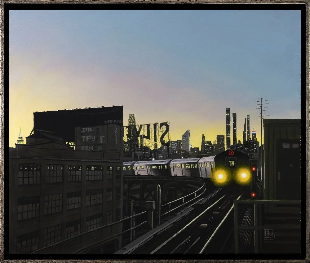  ROUTINE SUNSET  
24"x20"
Acrylic on Panel
2025