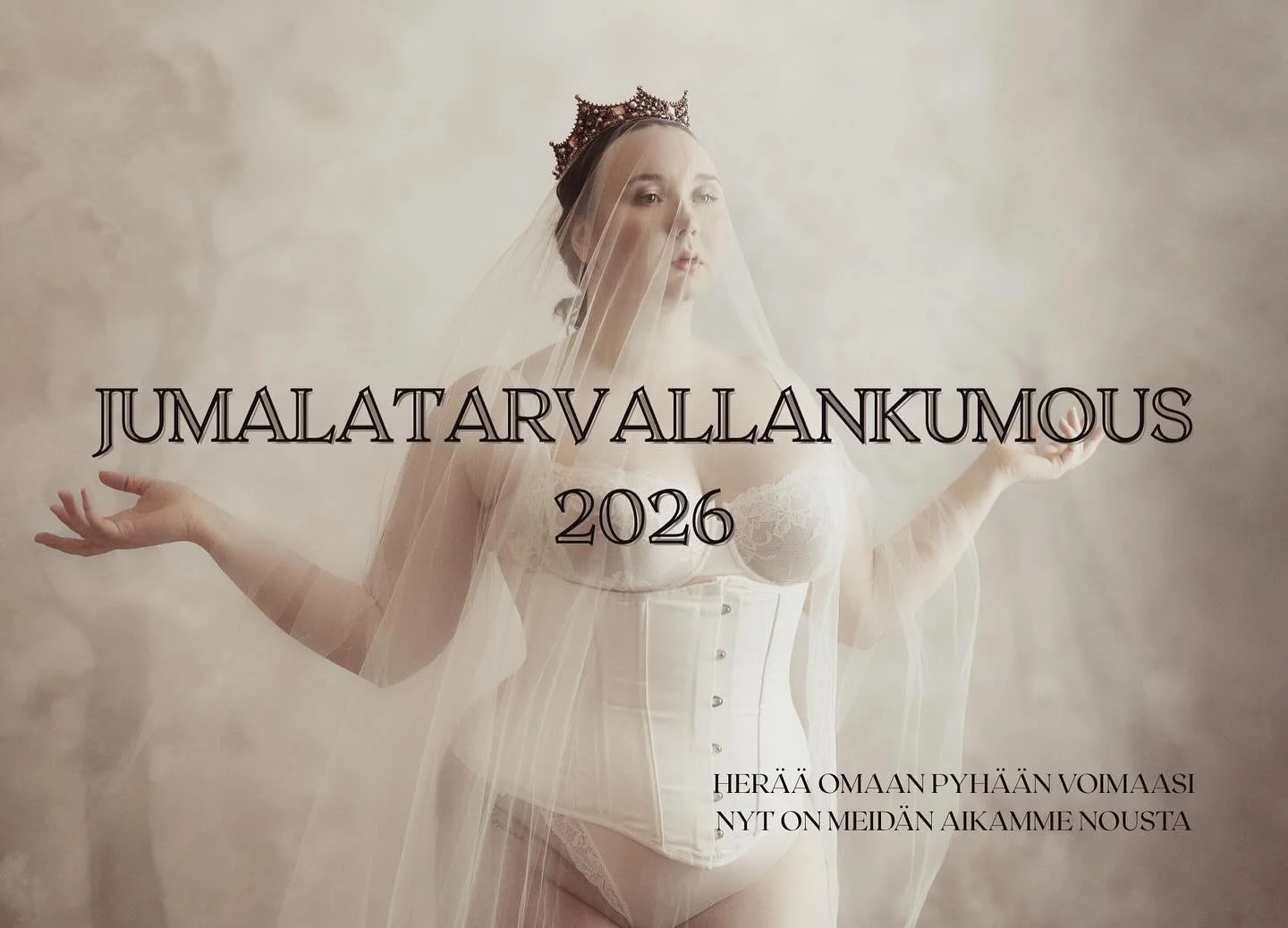 Mun sis&auml;ll&auml;, ymp&auml;rill&auml; ja ty&ouml;p&ouml;yd&auml;ll&auml; muhii JUMALATARVALLANKUMOUS ❤️&zwj;🔥

T&auml;n&auml;&auml;n valmistuu jumalatarvallankumouskalenteri vuodelle 2026 💃❤️&zwj;🔥🐦&zwj;🔥

12 kuukautta, 12 inspiroivaa muusa