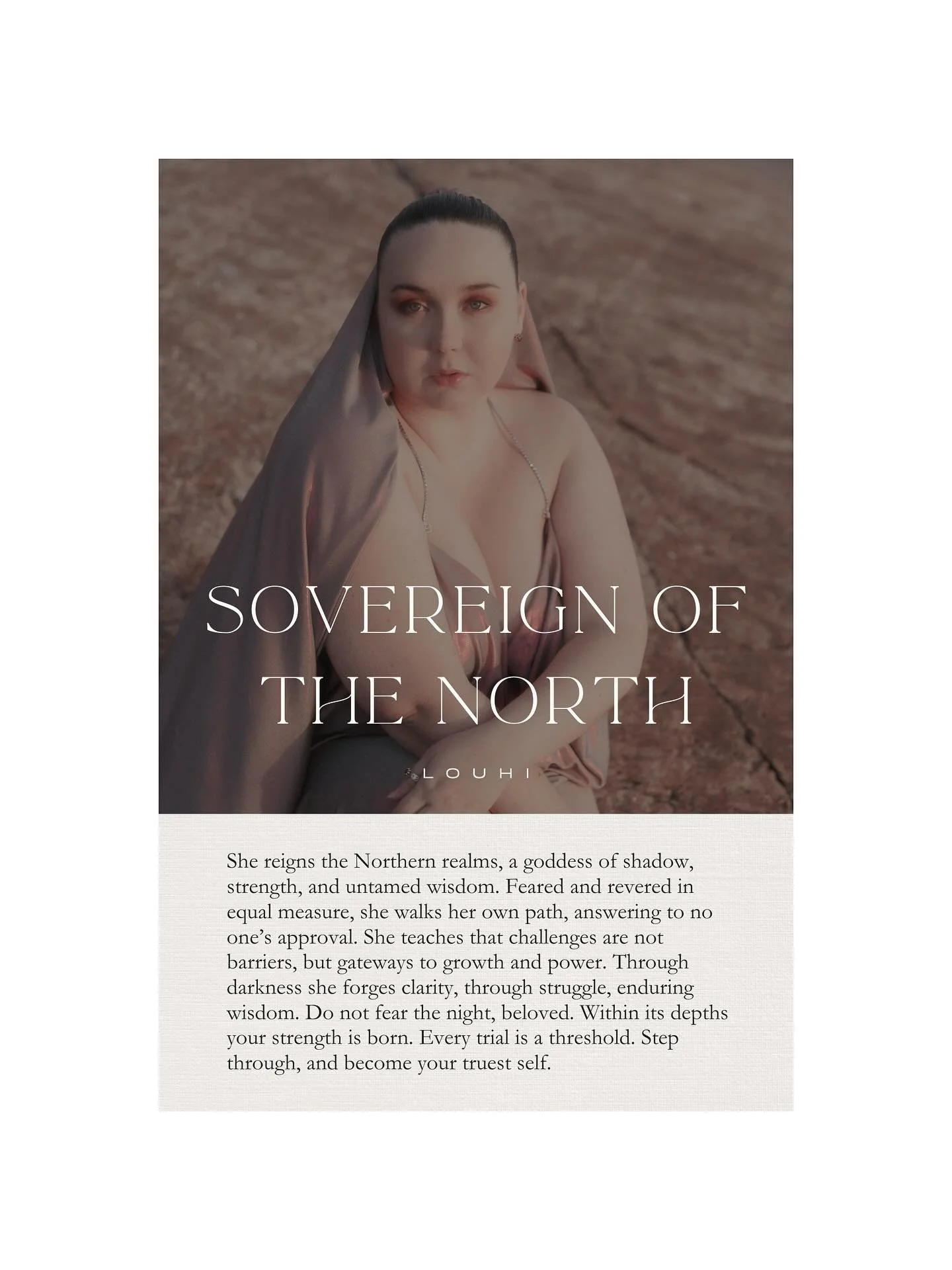 ✨ It&rsquo;s ready! The Myth and Art of Feminine Power: Discover the Wisdom of Finnish Goddesses ✨

From the stillness of Finnish lakes to the shadows of the forest &mdash; this collection embodies the soul of Northern Feminine Power.

Now that all t