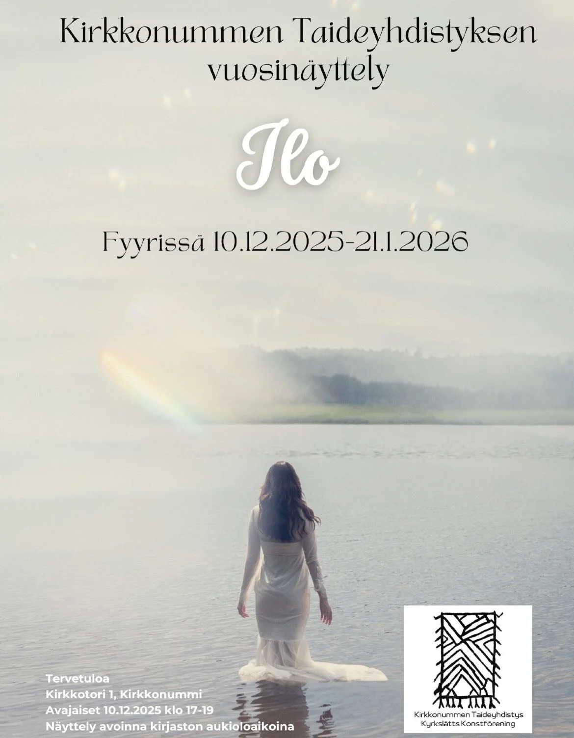 Olen mukana @kirkkonummen.taideyhdistys vuosin&auml;yttelyss&auml; @kirkkonummenkirjasto&rsquo;n tiloissa teoksellani &ldquo;Taivaallinen rakkaus&rdquo;, joka toimii n&auml;yttelyn mainoskuvana. ✨

Avajaiset ovat huomenna keskiviikkona 10.12 klo 17&n