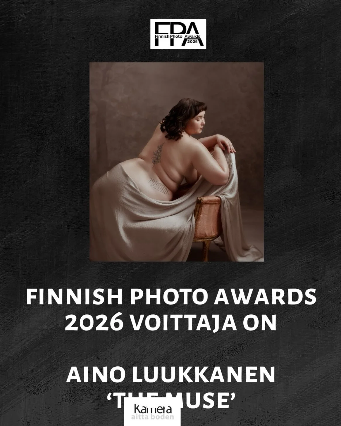 Aivan mielet&ouml;n Finnish Photo Awards viikonloppu takana 🔥 T&auml;&auml;ll&auml; ihan superonnellinen ja kiitollinen vuoden valokuvaaja kiitt&auml;&auml; ihan &auml;lytt&ouml;m&auml;sti t&auml;st&auml; suuresta kunniasta ja tunnustuksesta! Kiitos