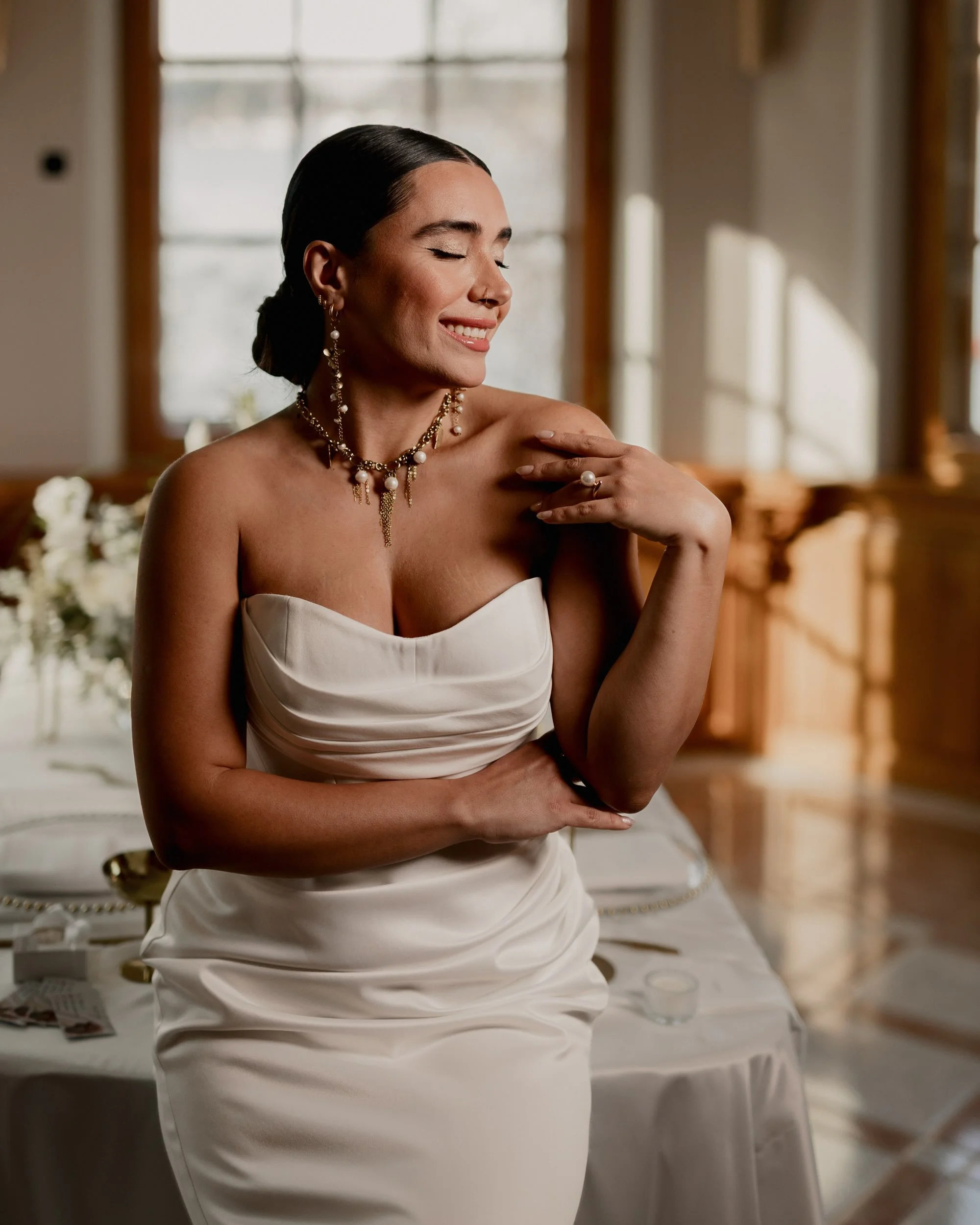 Rocking the dress 💃🏽&hearts;️🔥

Gorgeous @parisafrznh 
Wearing @irina_rogusina_dresses 
Location @pinecrest_villa
Organizer @elegant_affairs.fi @am_koskinen 
Co-producer @neoyuway @neoshi.production 
PR @artme.world @muravskaja.aliona
Art directio