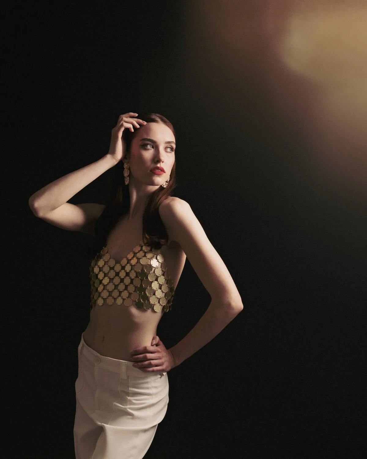 Gold fashion mainoskuvaus