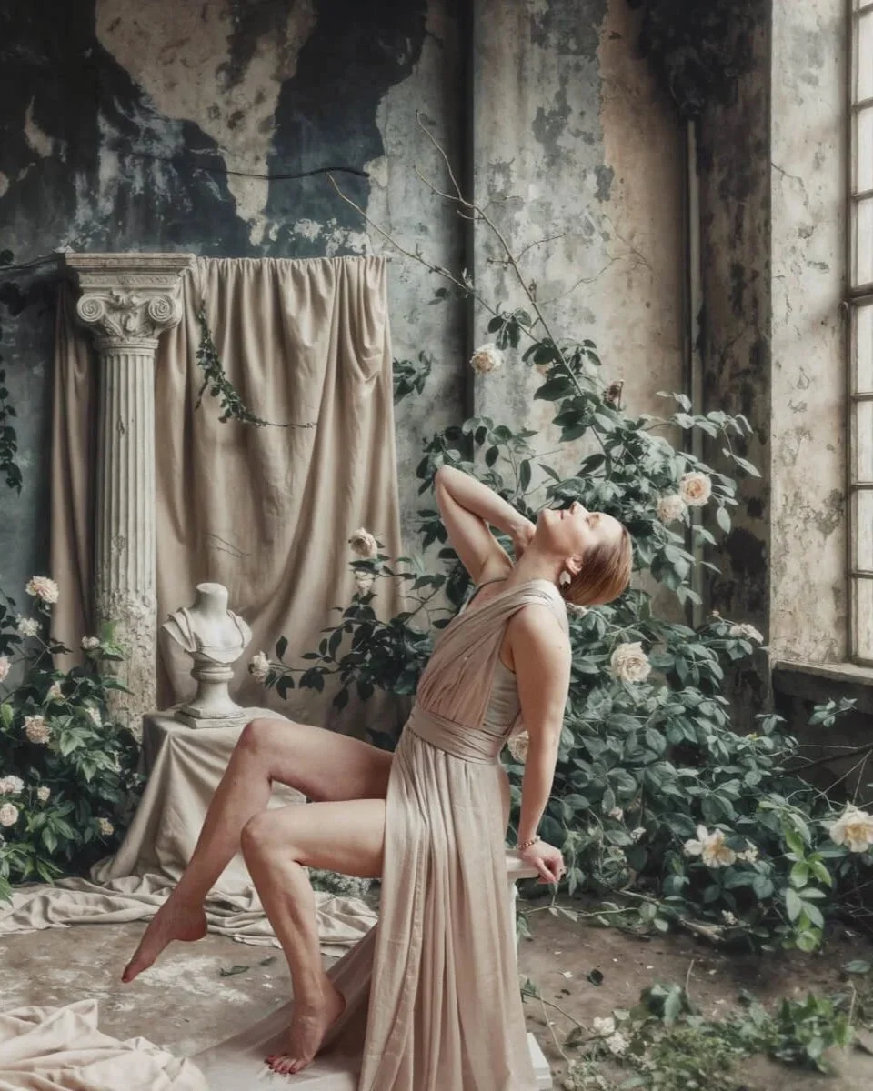 nautinto kreikkalainen jumalatarmuotokuva naisesta