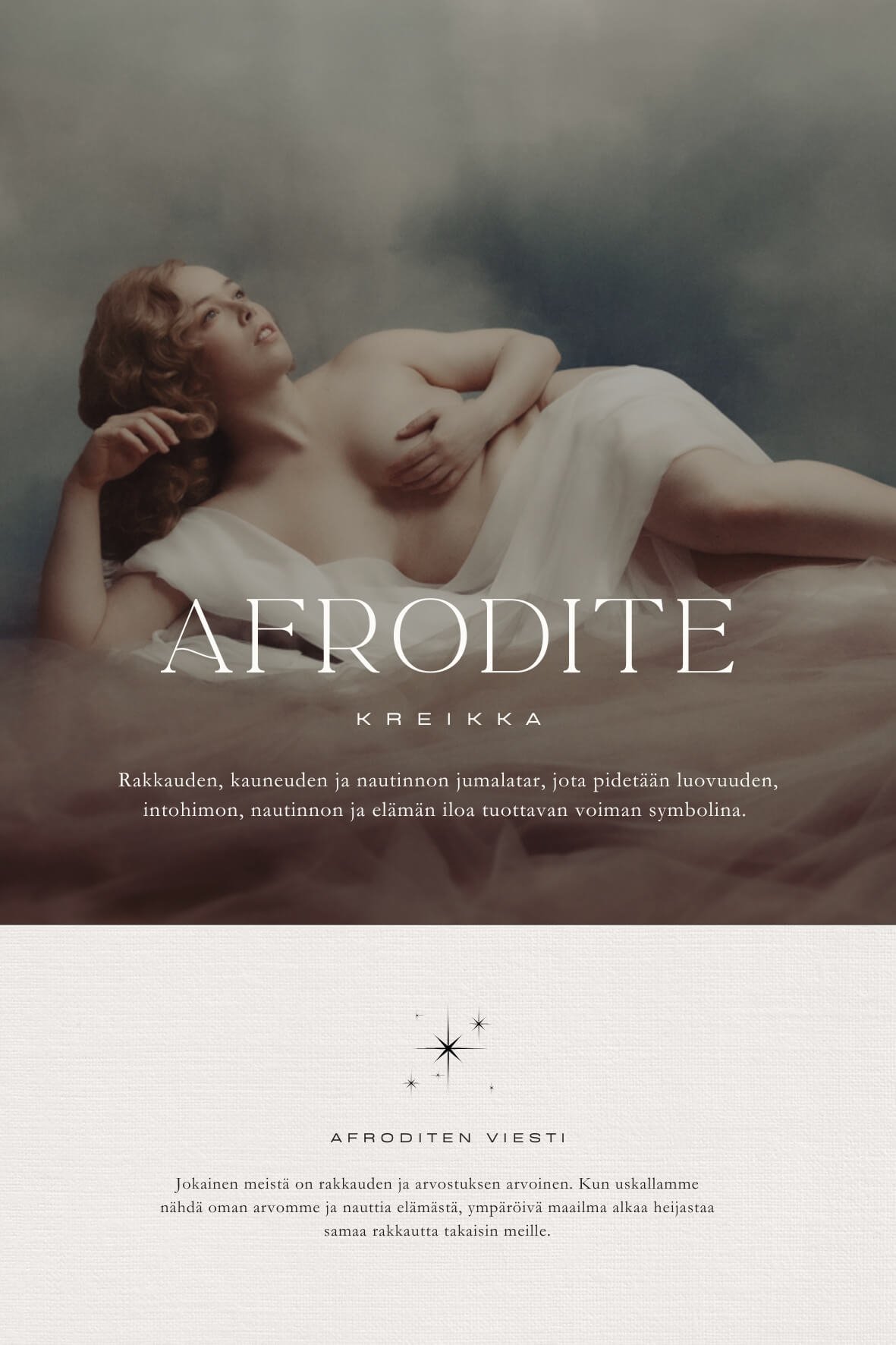 Afrodite jumalatar Kreikka