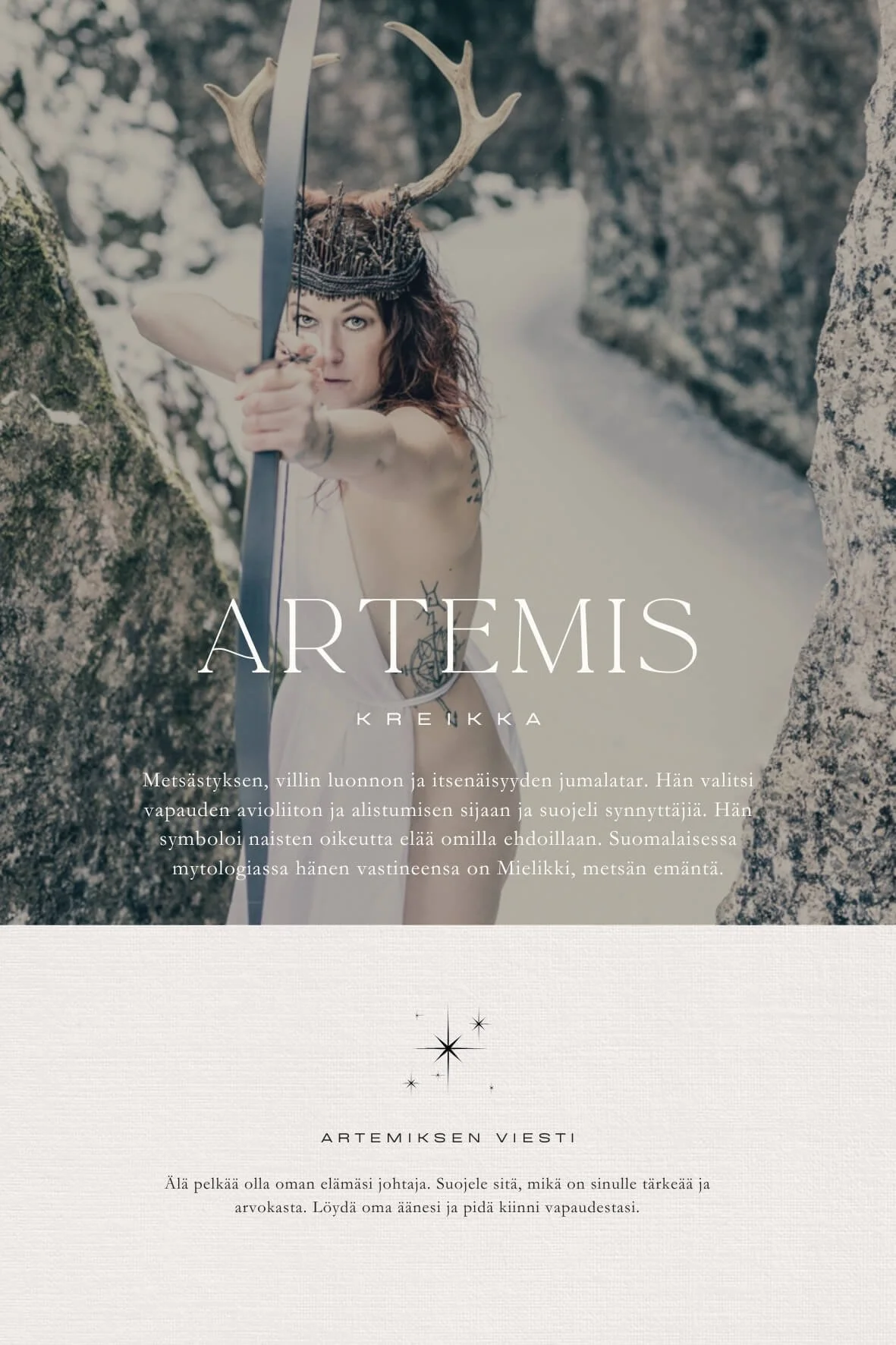 Artemis jumalatar Kreikka