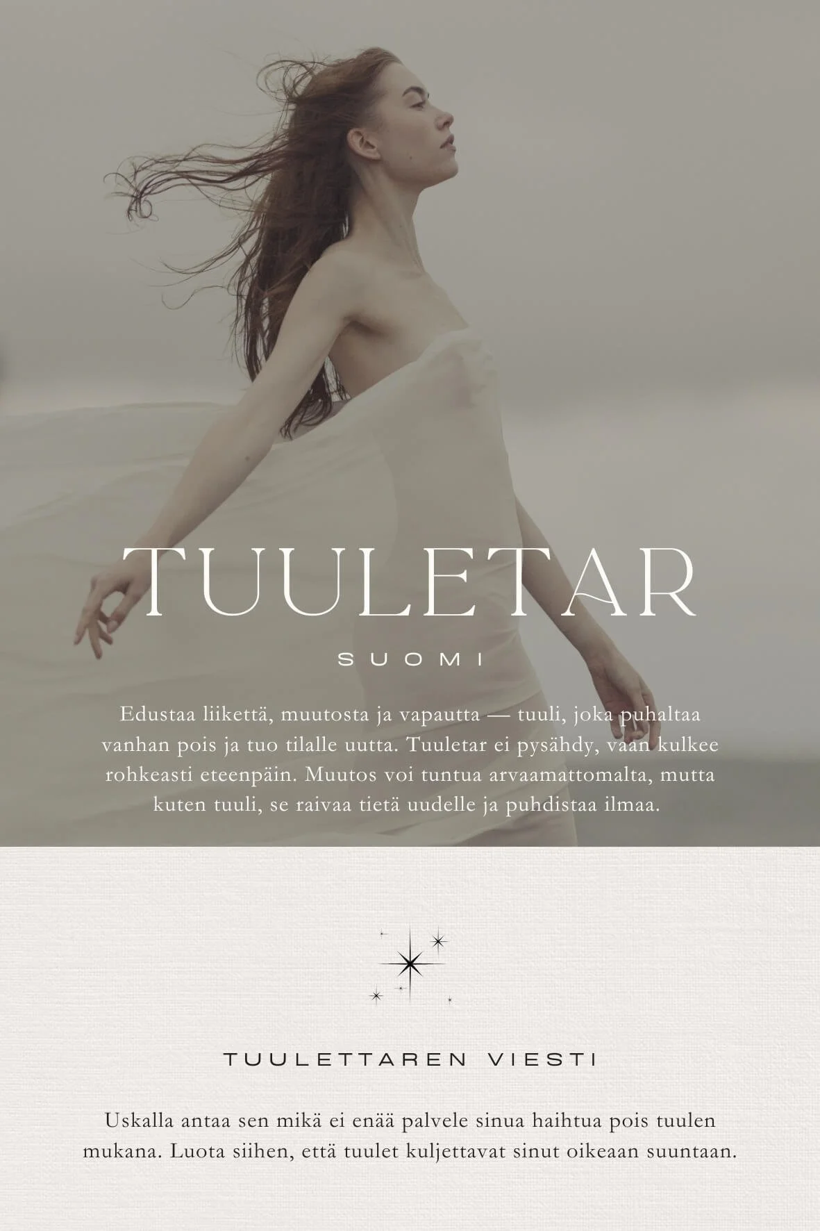 Tuuletar jumalatarkuvaus