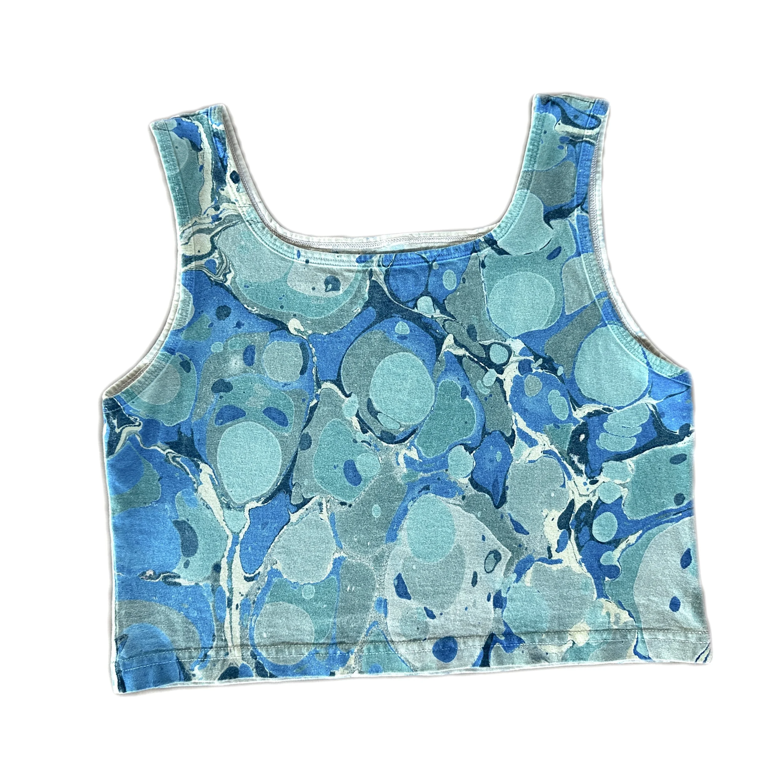MEDIUM Crop Tank JEAN BLUES