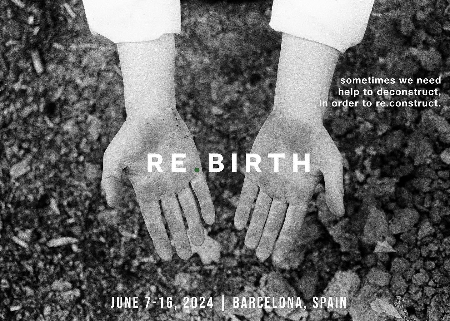 RE.BIRTH | an invitation beyond tradition into the revolution of Jesus 
JUNE 7- JUNE 16, 2024
BARCELONA, SPAIN

Christianity seems to be crumbling for many people, often due to an unhealthy conflation of culture with Jesus. More and more these days, 