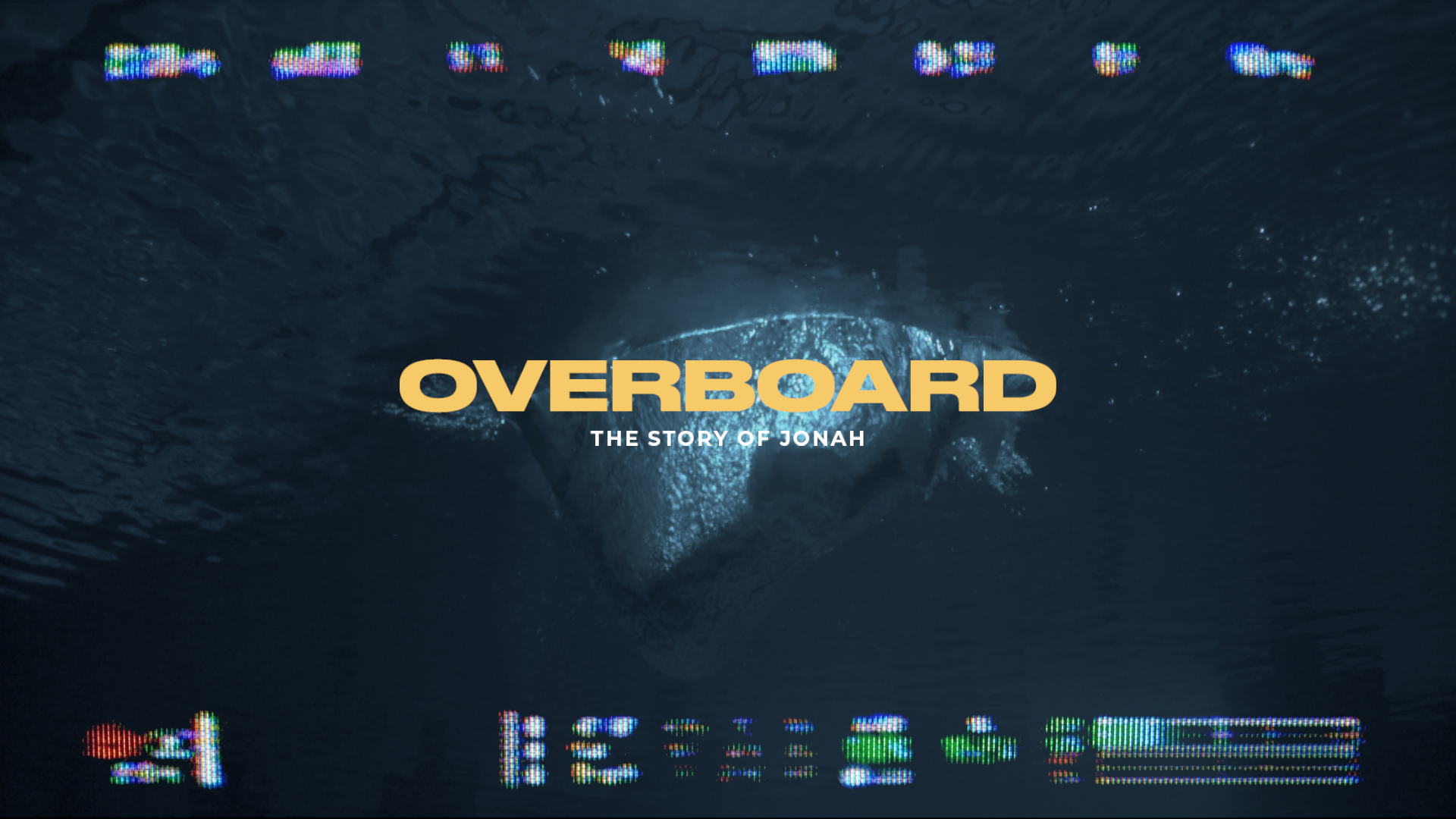 This series is not about sitting back, relaxing, or getting bored.

This series is about going OVERBOARD, bringing the hope of Jesus to a broken world. To learn our purpose. Don't miss it.

Let's discover it together as we go through the next four we