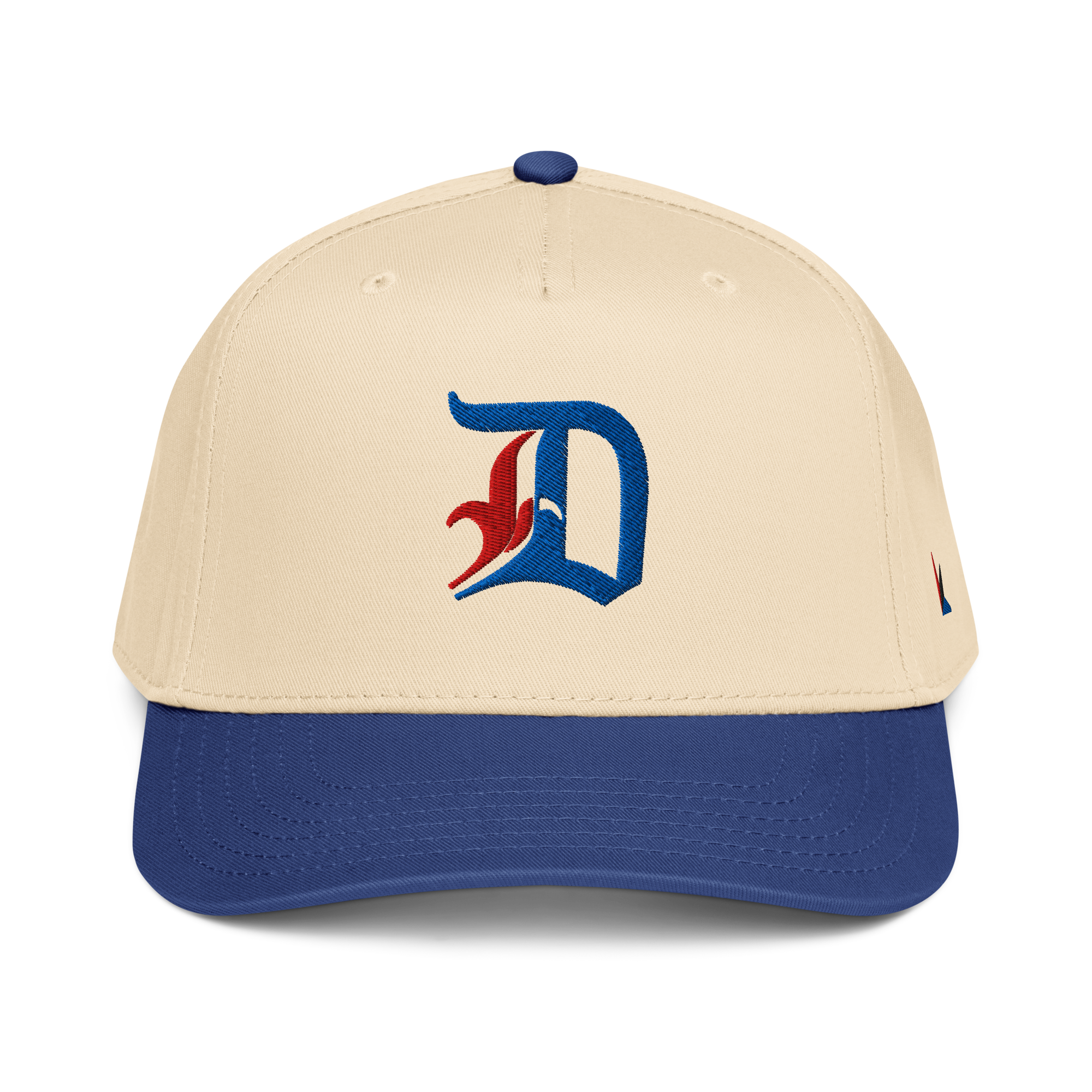 5-panel-mid-profile-baseball-cap-royal-natural-front-6992970af2e22.png