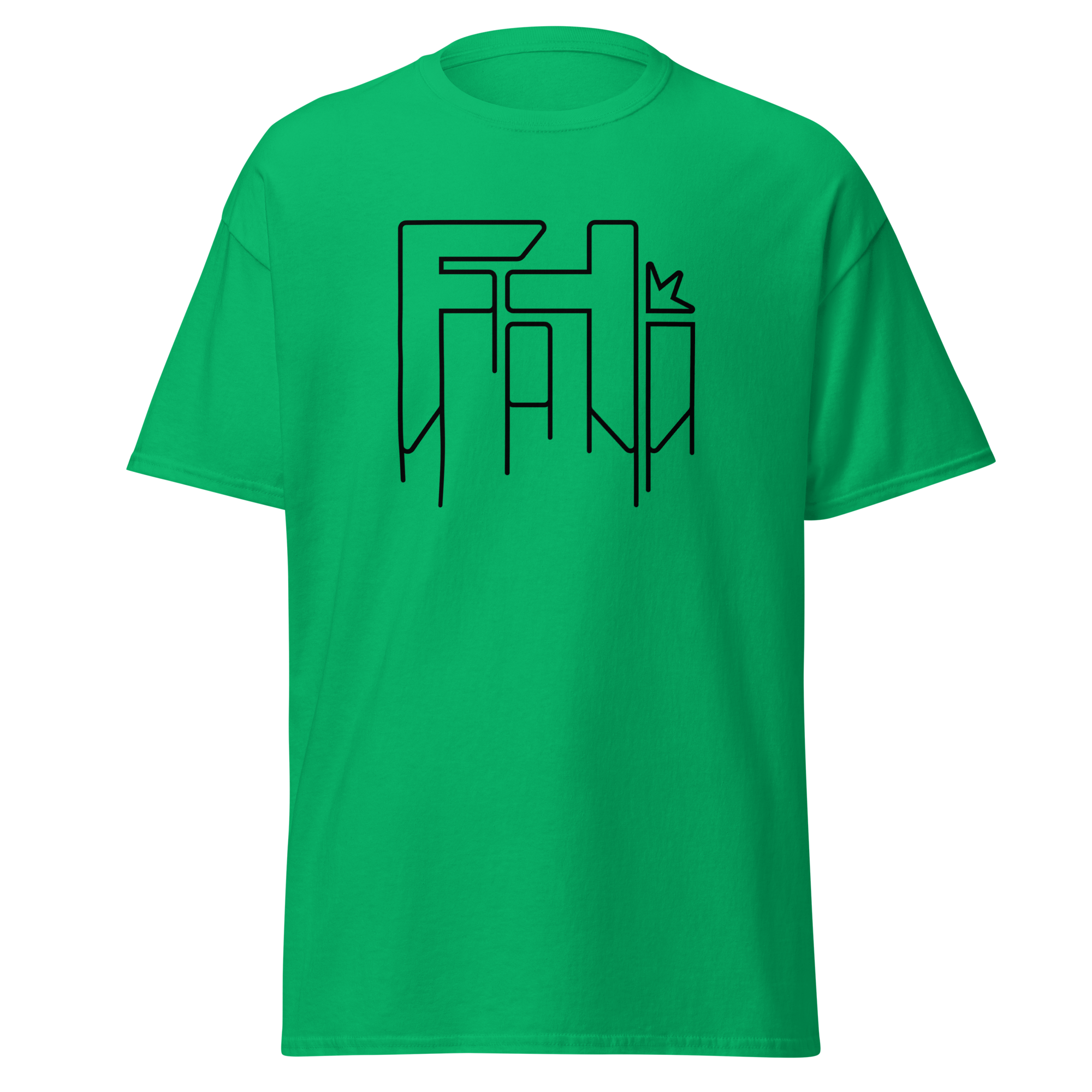 unisex-classic-tee-irish-green-front-69b3590870fc4.png