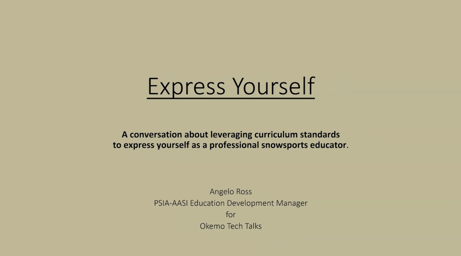 #4: Express Yourself
