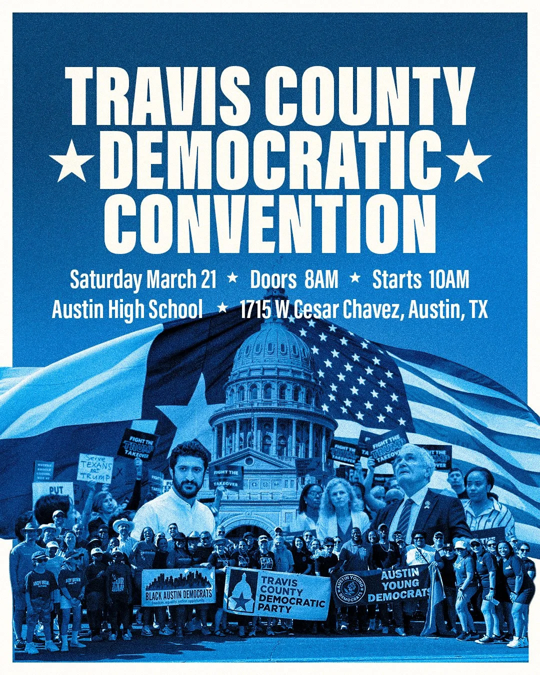 We need YOU to SHOW UP 👉 Saturday, March 21. Mark it down.