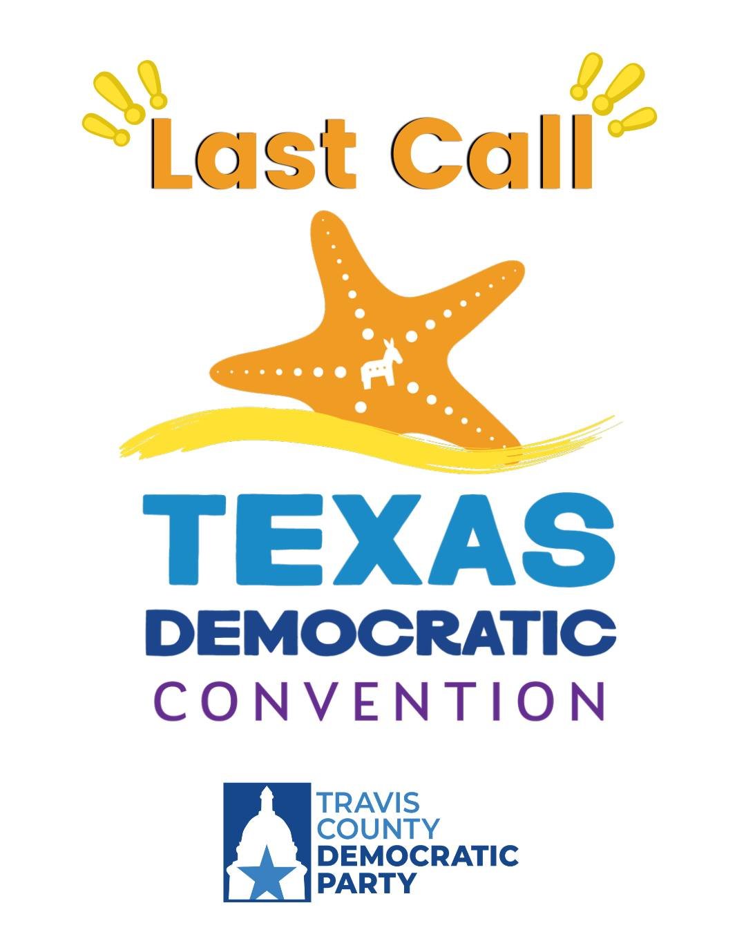 It is the last day to sign up to become a delegate for the state convention. Find the link in our bio!