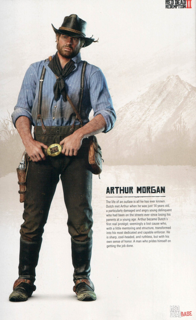 Arthur Morgan - Red Dead Redemption II + coatless variant in desc Minecraft Skin
