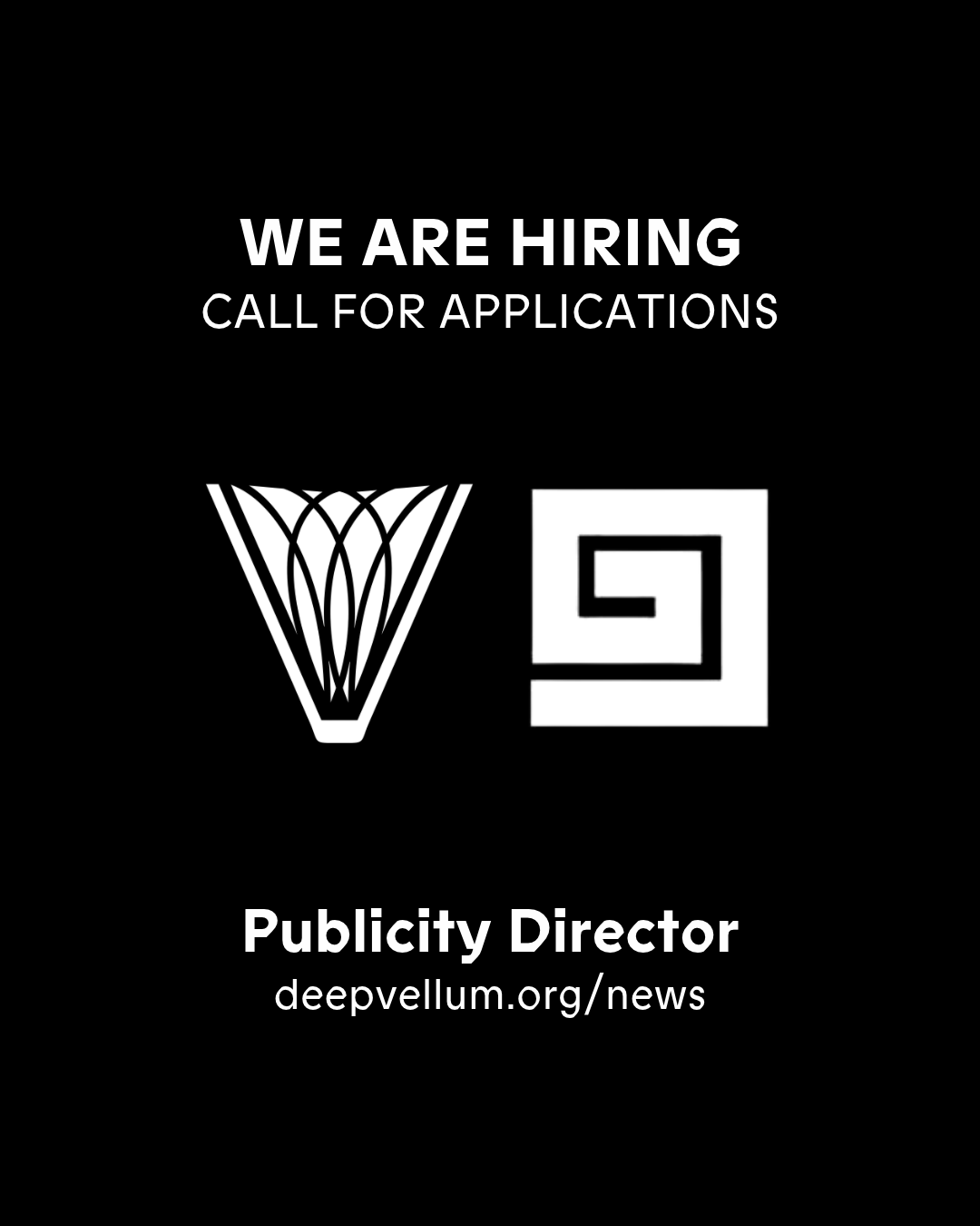 We're Hiring: Publicity Director